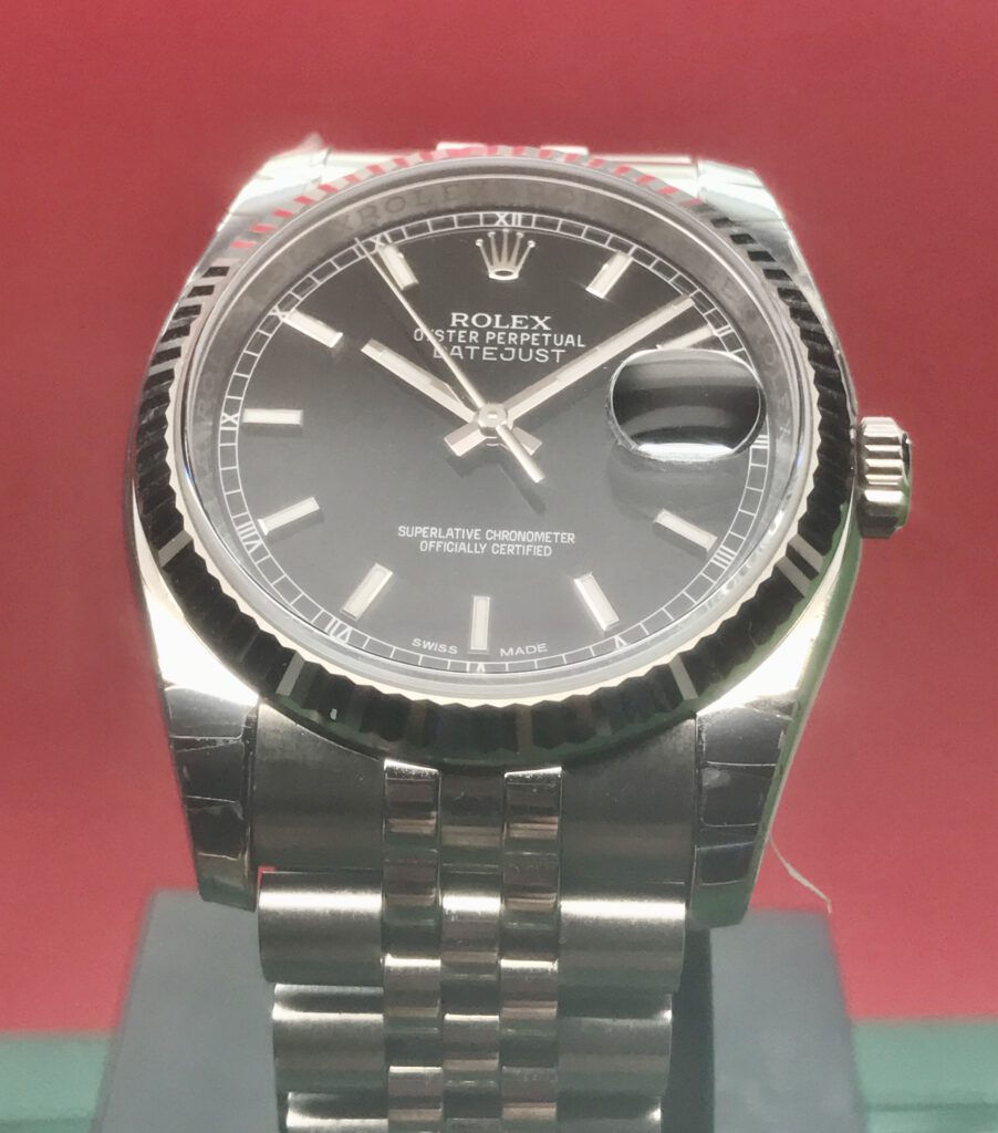 Rolex Datejust Oyster Perpetual 116234 18k White Gold Bezel 36mm ...