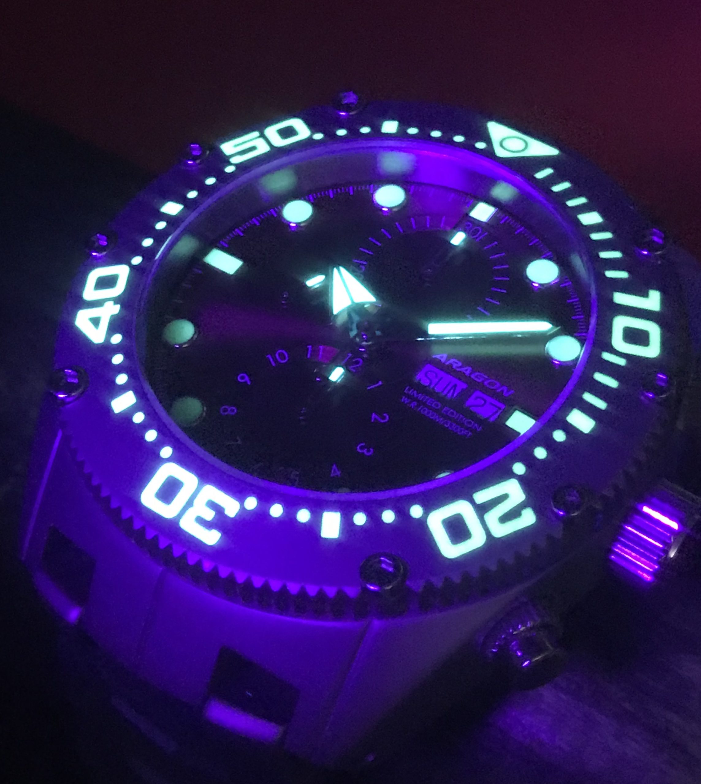 NEW ARAGON Virtuoso Titanium Swiss Automatic Valjoux 7750 Limited