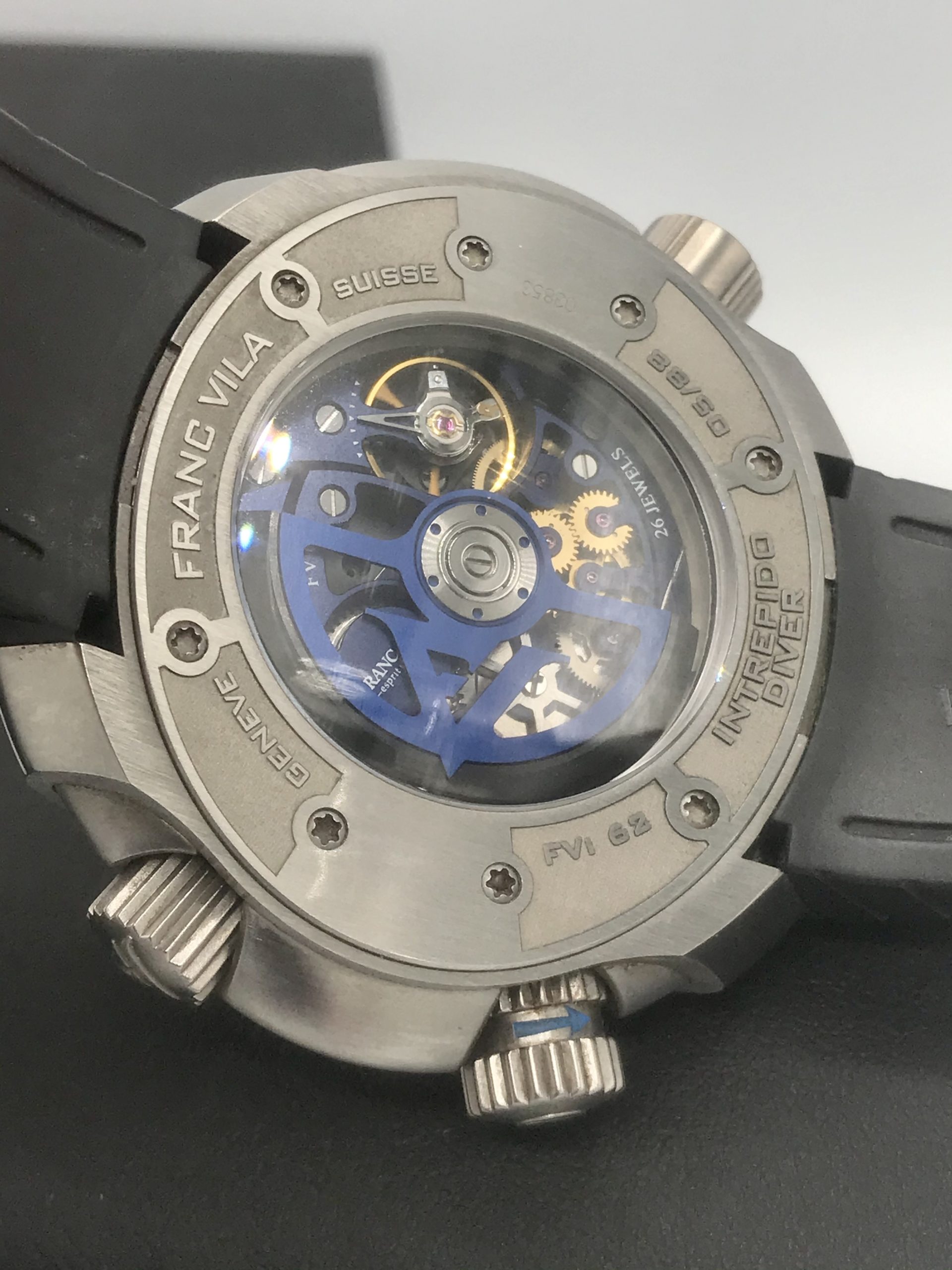 Franc Vila Intrepido Diver Superligero FVi62 Titanium 300m Swiss