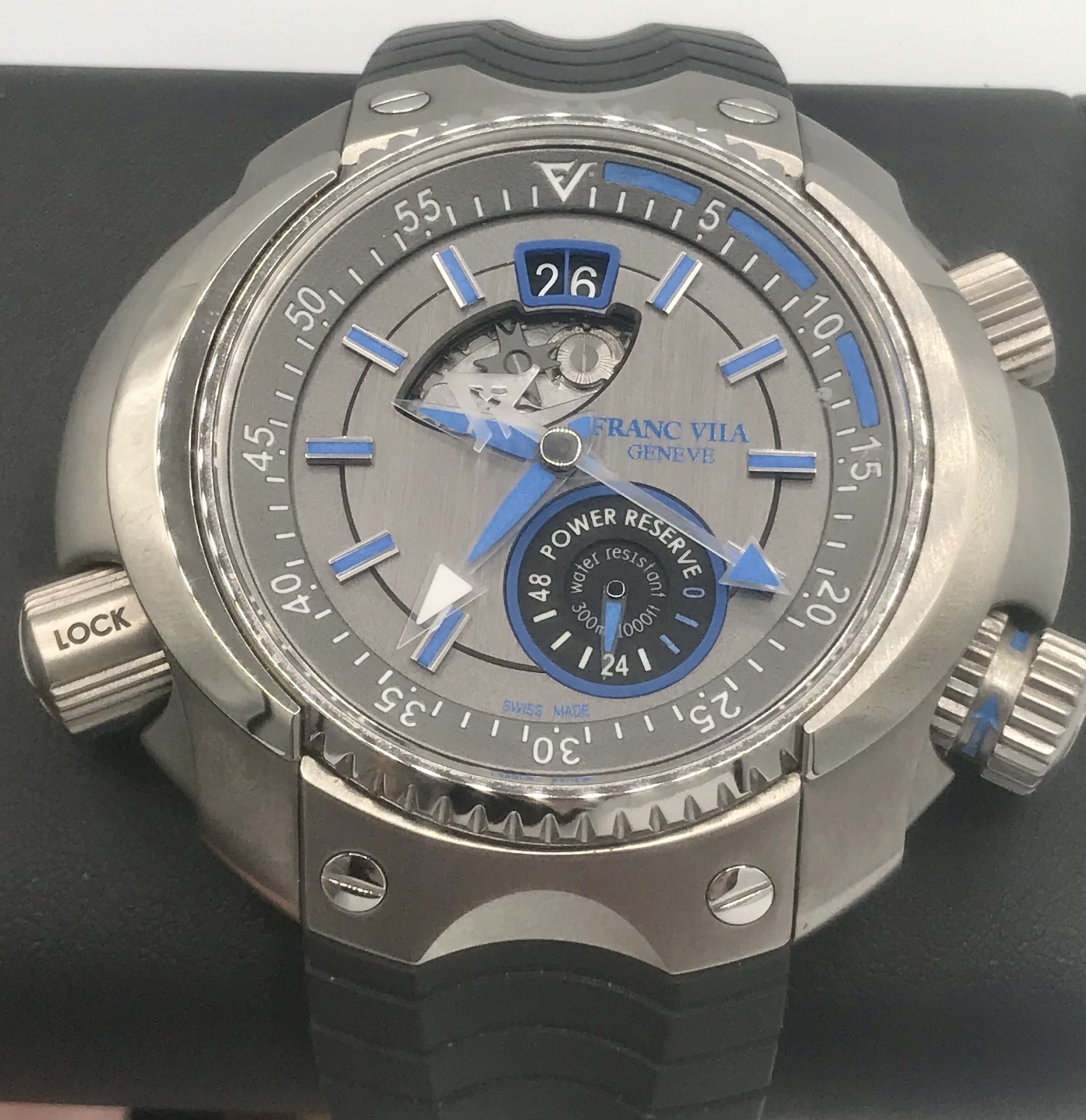 Franc Vila Intrepido Diver Superligero FVi62 Titanium 300m Swiss