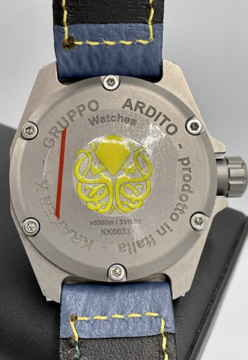 Gruppo Ardito G.A.W Kraken Kaiser BLUE DIAL 9500m Diver Titanium