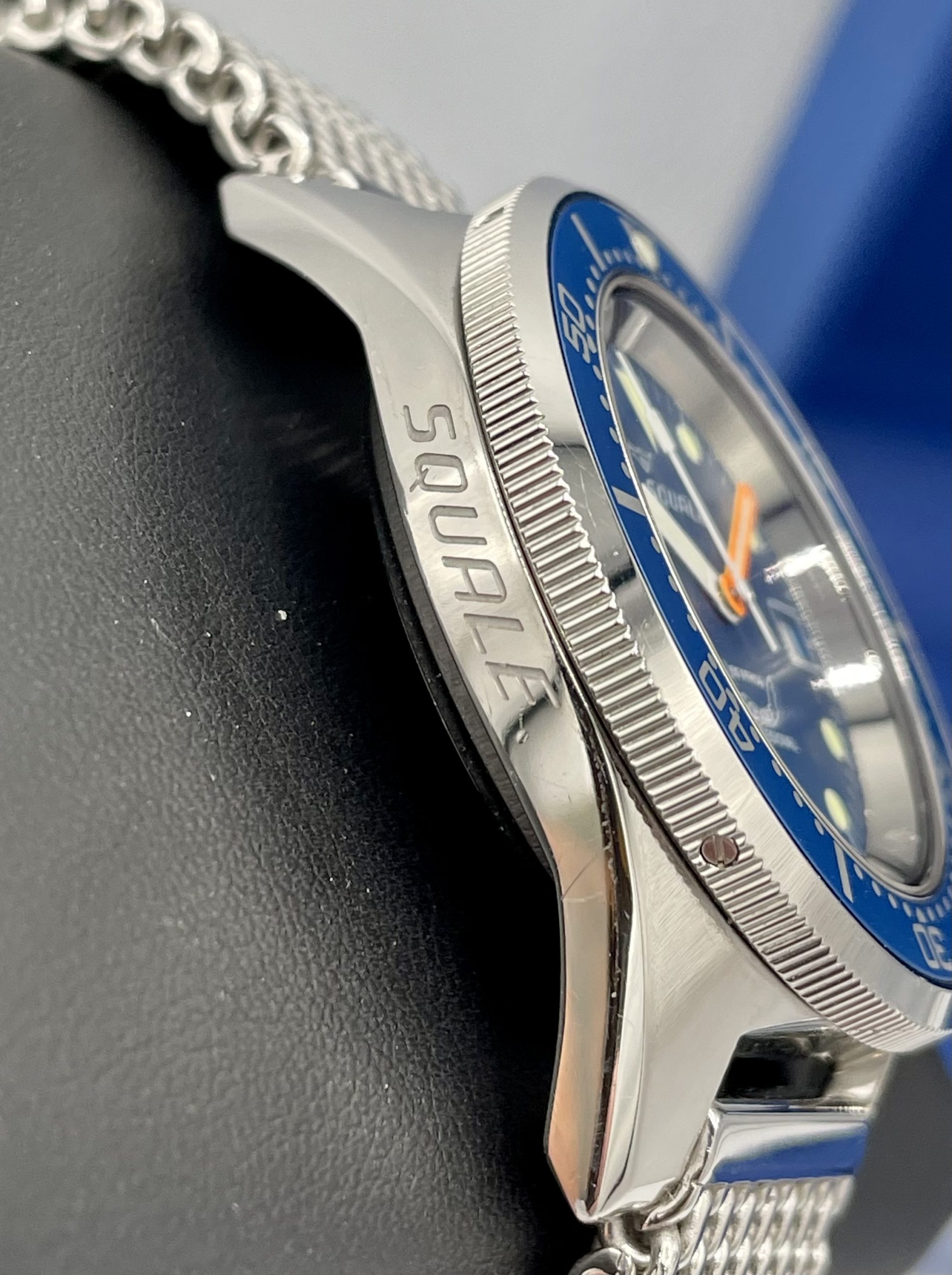 Squale 1521 50 Atmos Ocean Mesh Blue Dial 500m Diver 42mm Swiss
