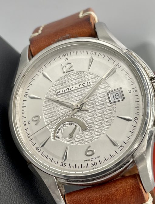 Hamilton Jazzmaster Power Reserve Date H325190 42mm Silver Dial
