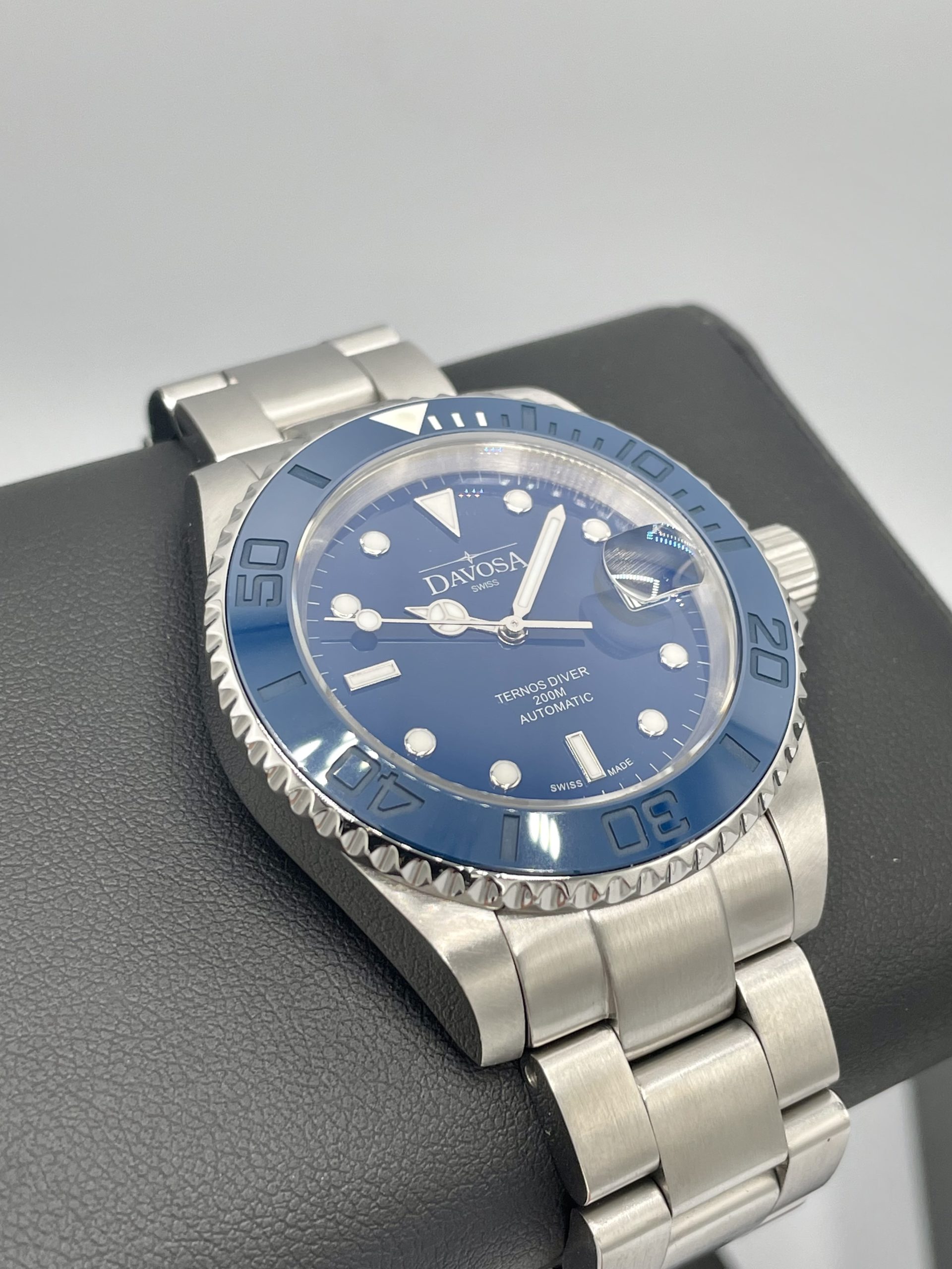 Davosa Ternos Ceramic Swiss Automatic 200m Diver Blue Ghost Bezel