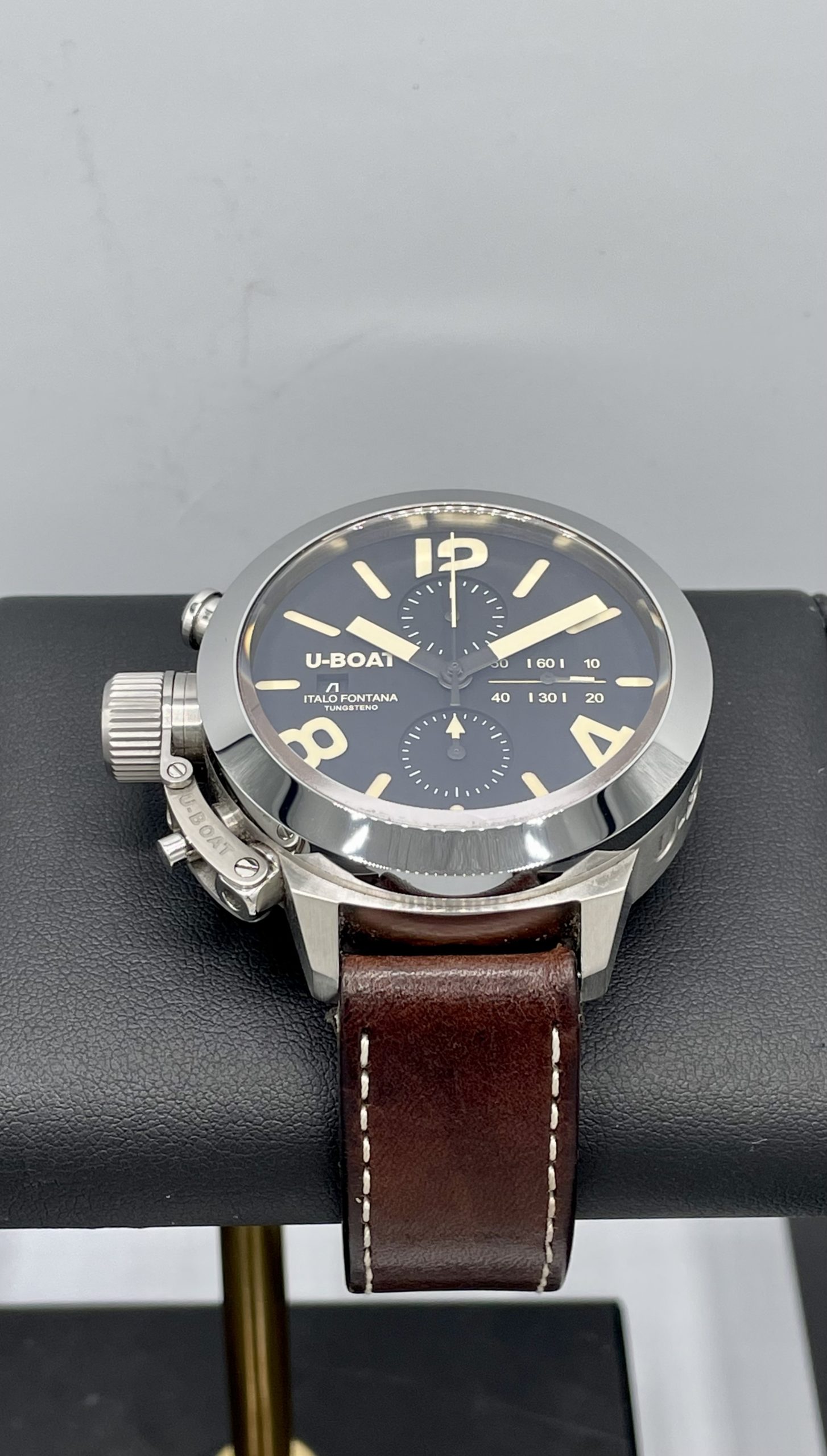 U-BOAT Tungsteno Chronograph 45mm Swiss Valjoux 7750 Tungsten