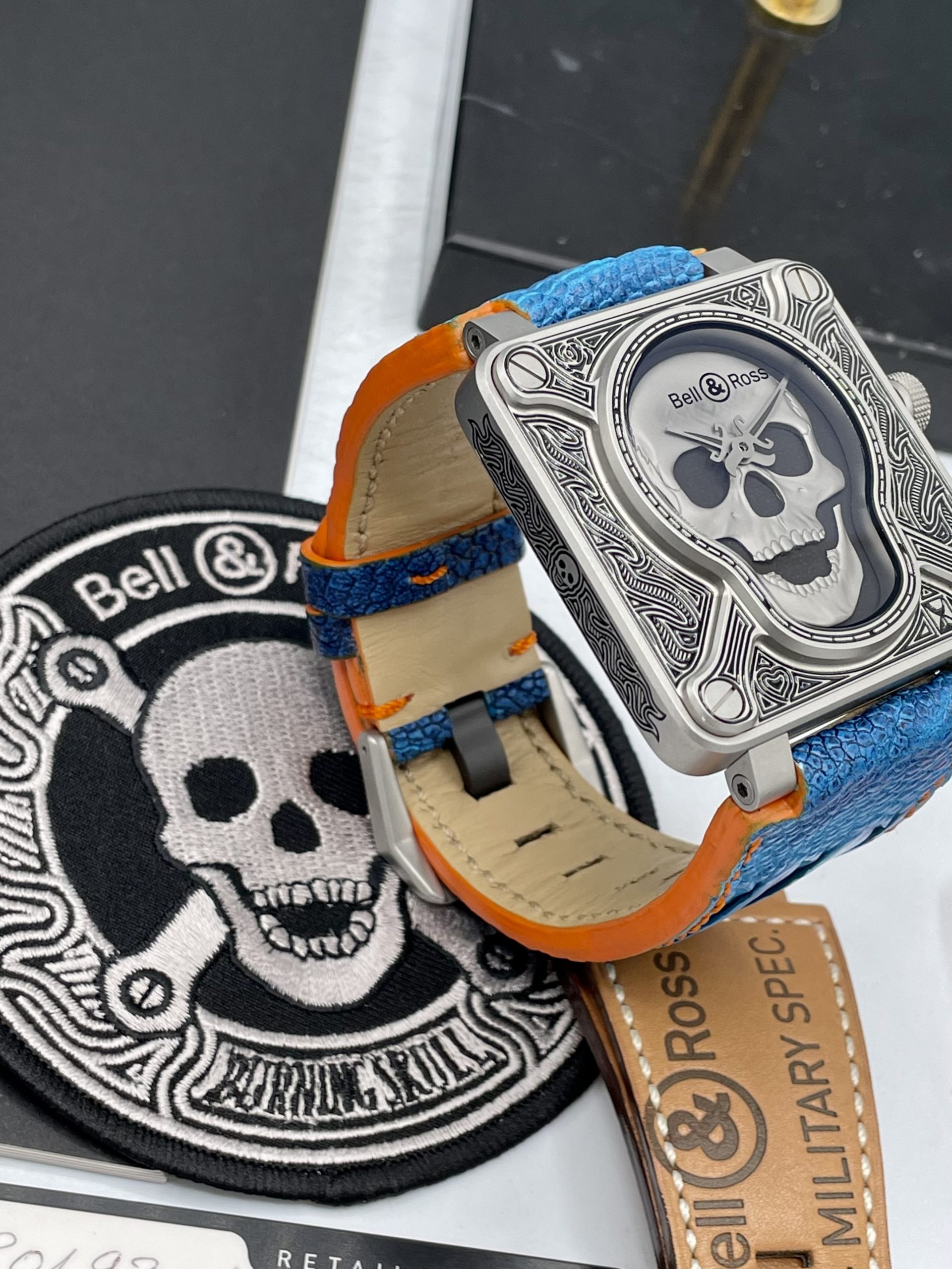Bell & Ross Burning Skull Limited Edition BR 01-92 Tattoo 500