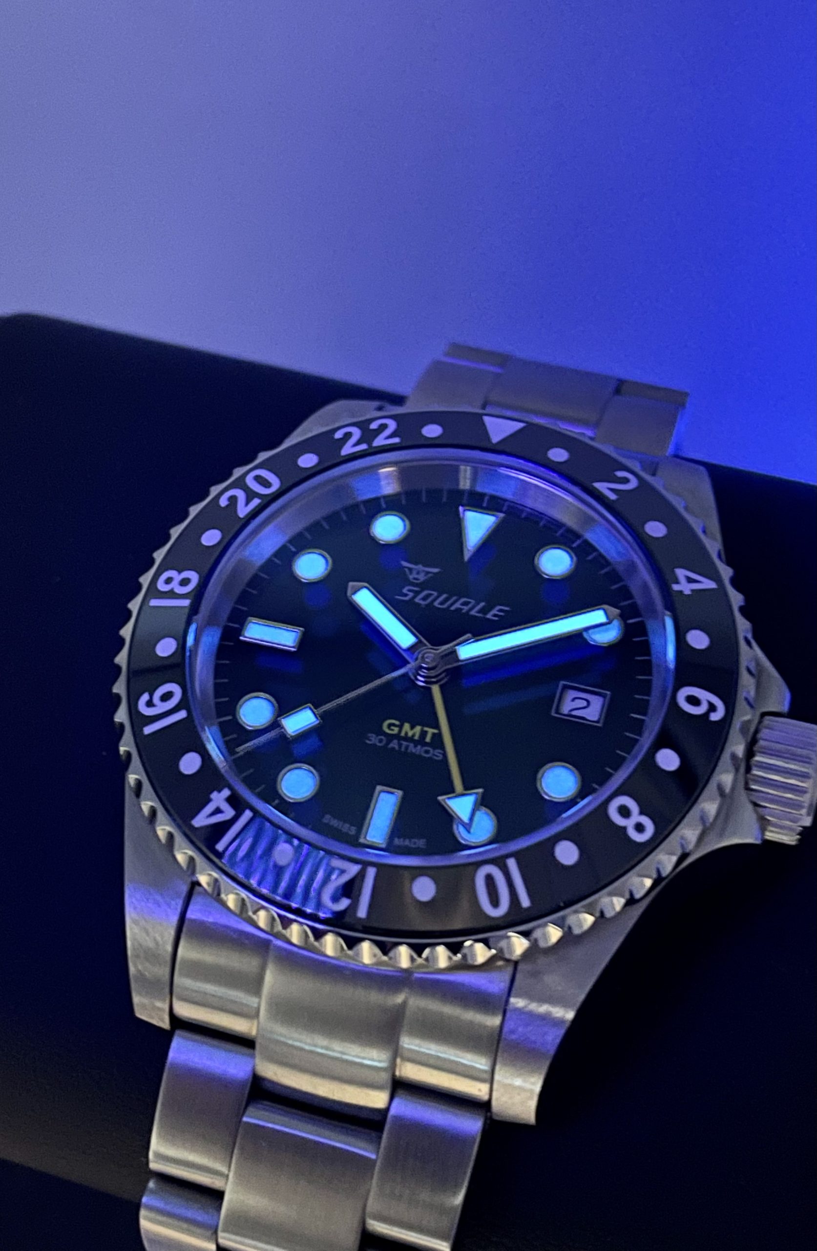 Squale 1545 30 Atmos GMT Alpine Green Ceramica 42mm Swiss ETA 2893