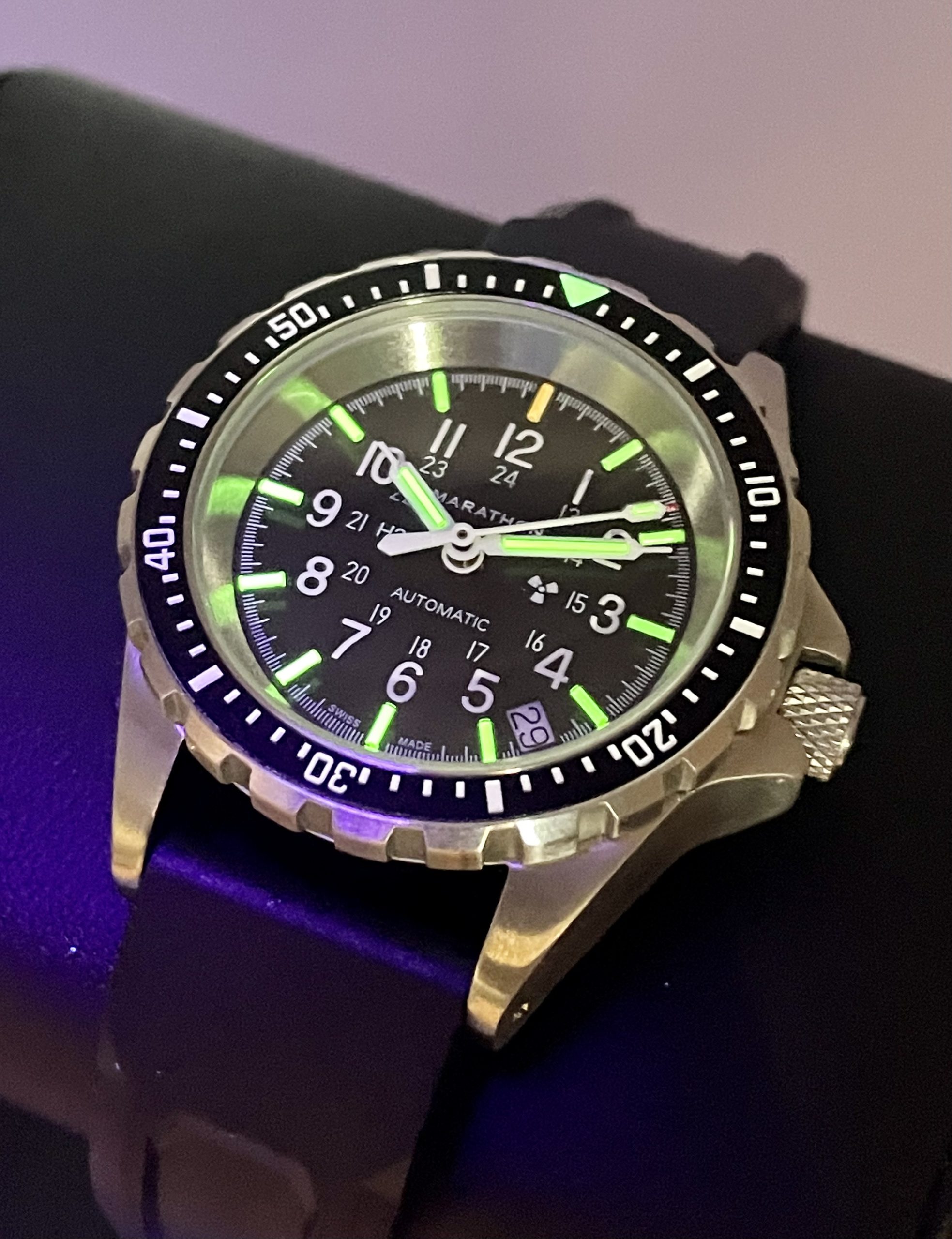 Brand New Marathon MSAR Swiss Automatic Medium 36mm 300m Diver 