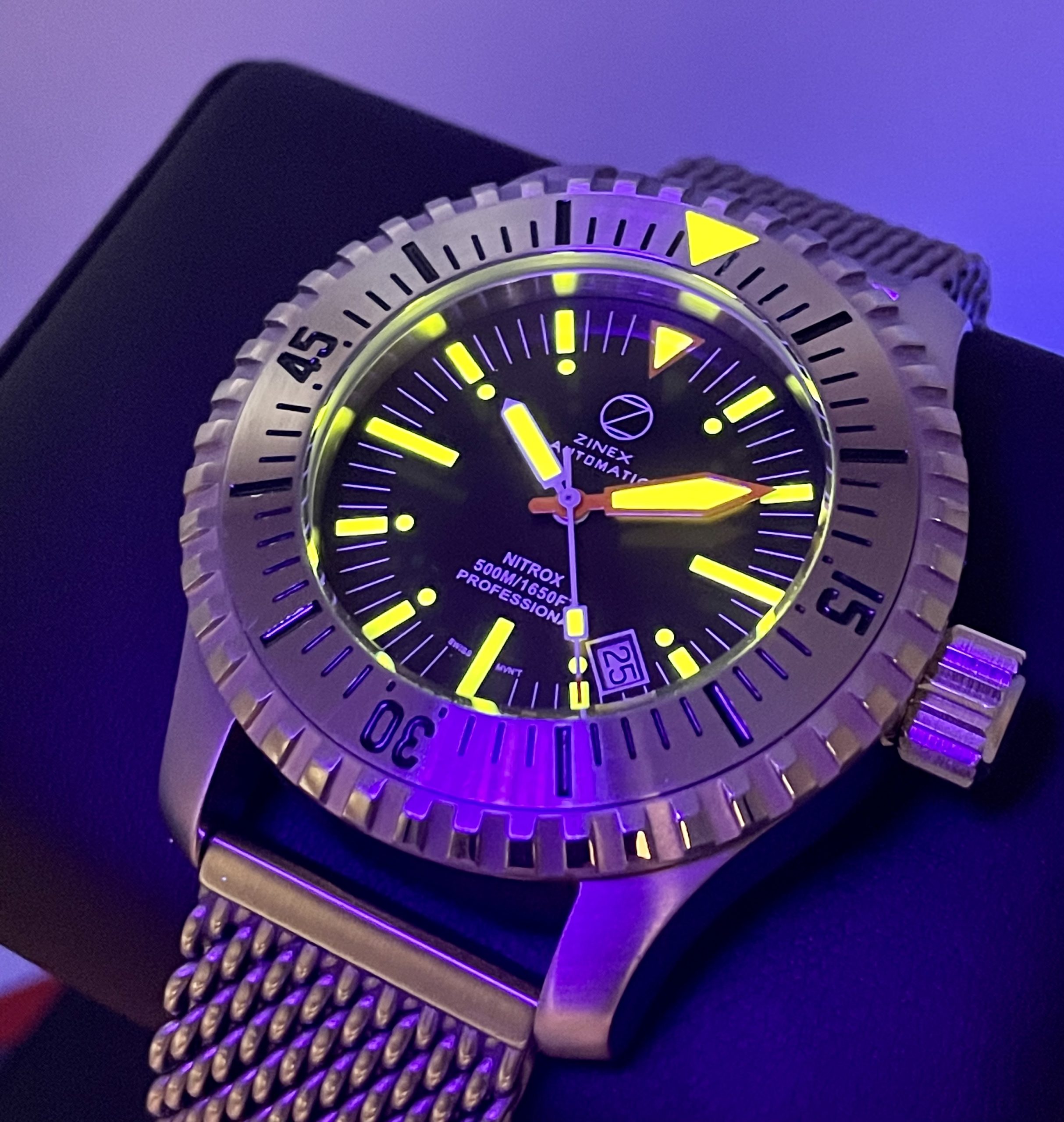 ZIXEN NITROX 1st EDITION GRAIL #01/100 SWISS ETA AUTOMATIC