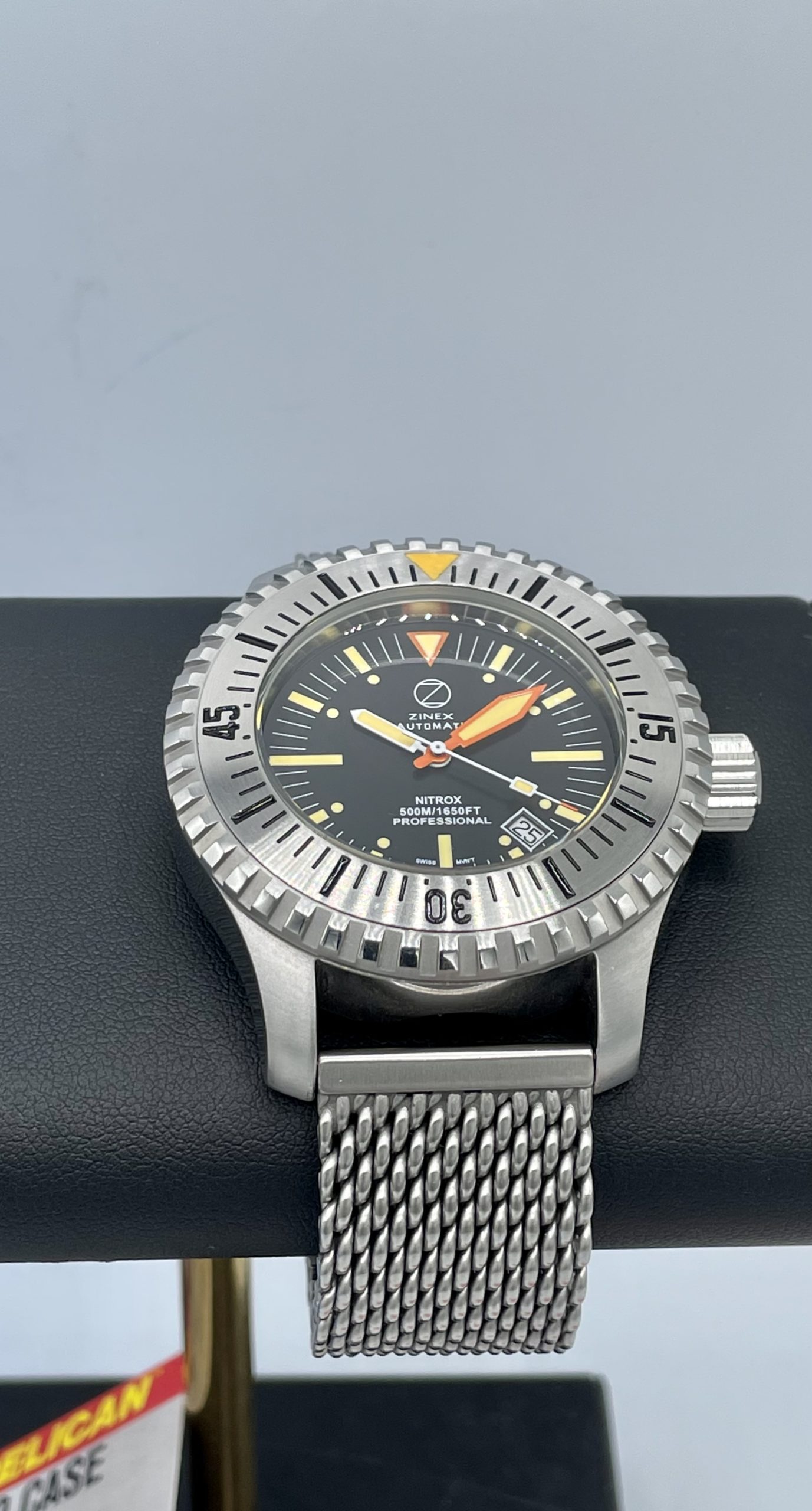 Nitro Banker156 美品 ZIXEN NITROX 1st EDITION GRAIL #01/100 SWISS ETA AUTOMATIC