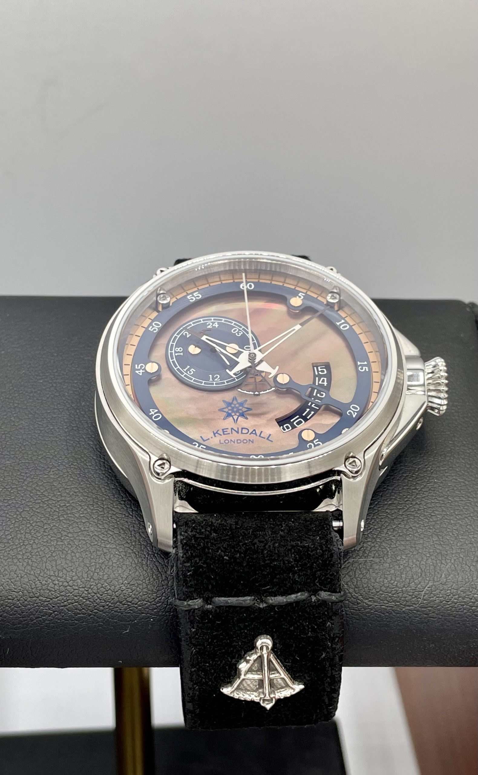 L. Kendall K7 Limited Edition Large Date Brown Mother Of Pearl