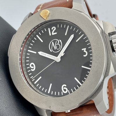 ENNEBI FONDALE 9660-100 Black Dial Swiss Automatic Titanium 47mm 1000m