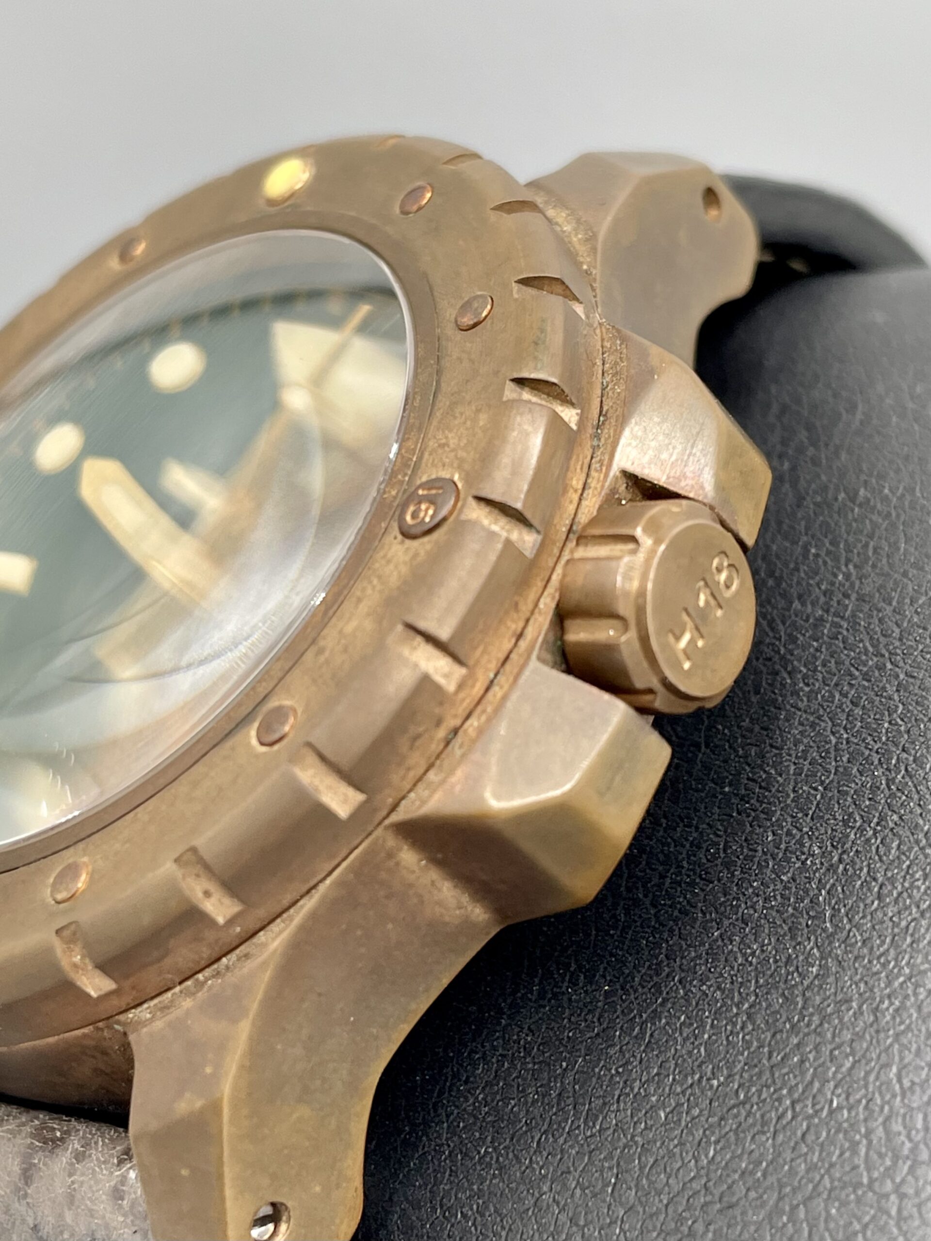 HEROIC18 M6380 BRONZO 500M DIVER GREEN DIAL LIMITED EDITION SWISS