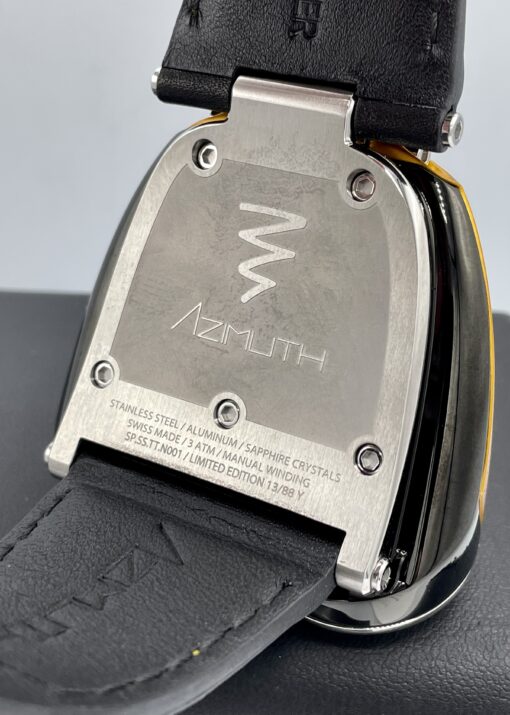 AZIMUTH TWIN TURBO GMT YELLOW SWISS AUTOMATIC LIMITED EDITION 88 PIECES GOLD - Image 9