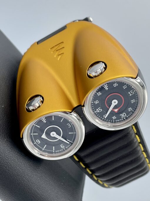 AZIMUTH TWIN TURBO GMT YELLOW SWISS AUTOMATIC LIMITED EDITION 88 PIECES GOLD