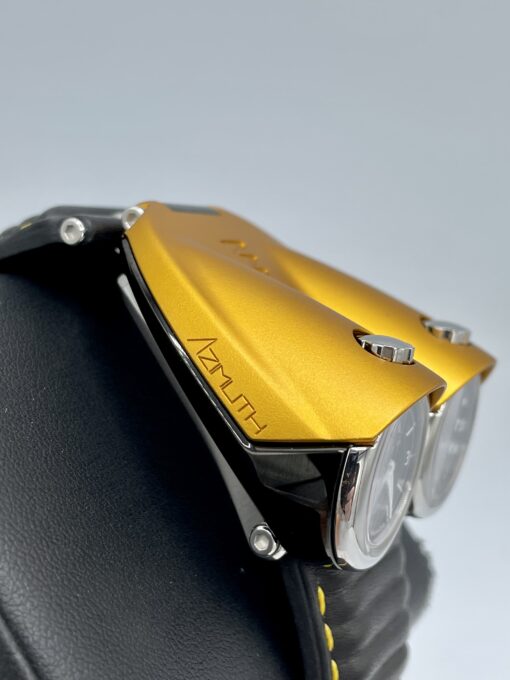 AZIMUTH TWIN TURBO GMT YELLOW SWISS AUTOMATIC LIMITED EDITION 88 PIECES GOLD - Image 11