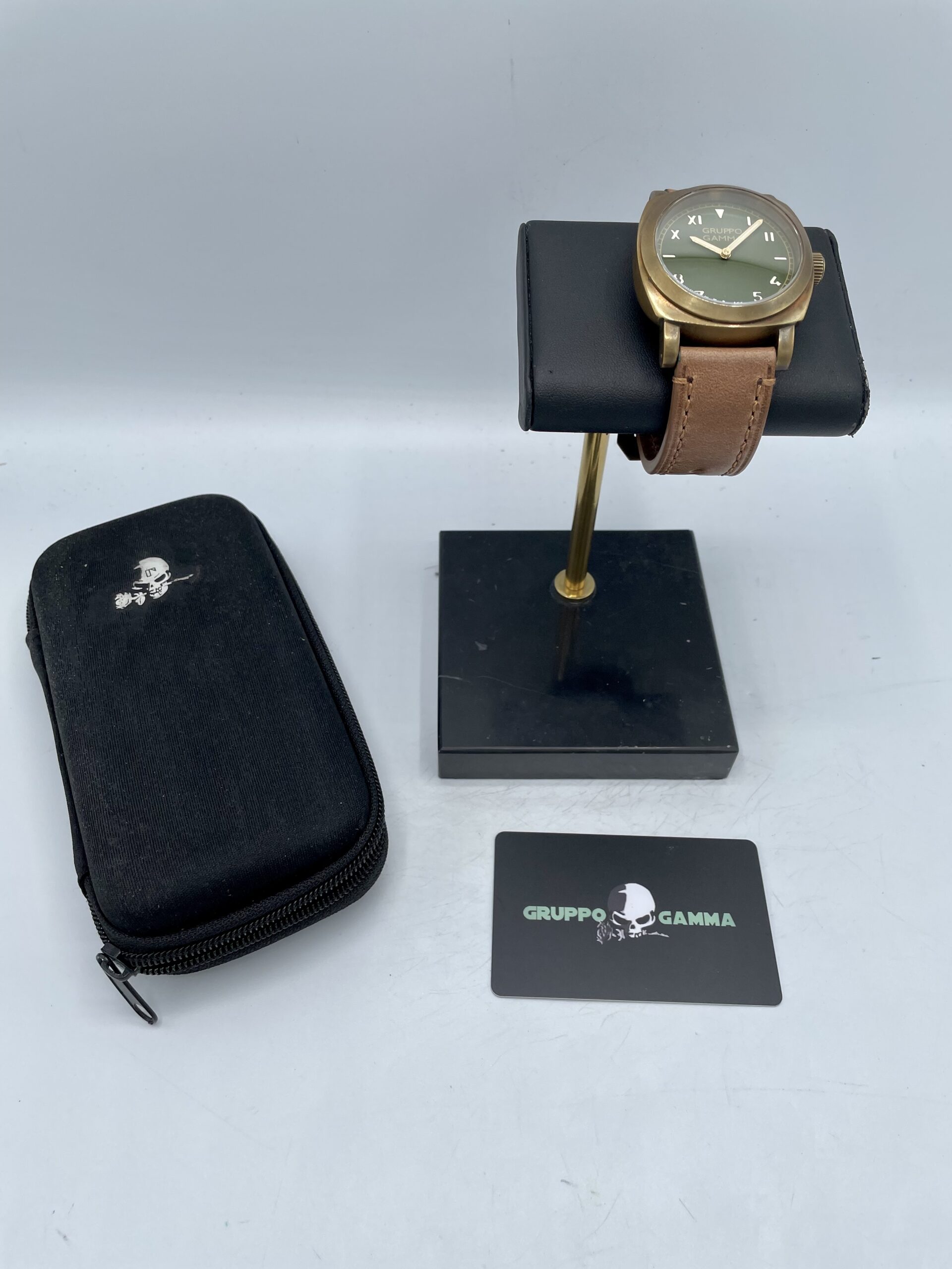 Gruppo Gamma Bronze Vanguard Retro Green Dial Automatic 44mm 100m