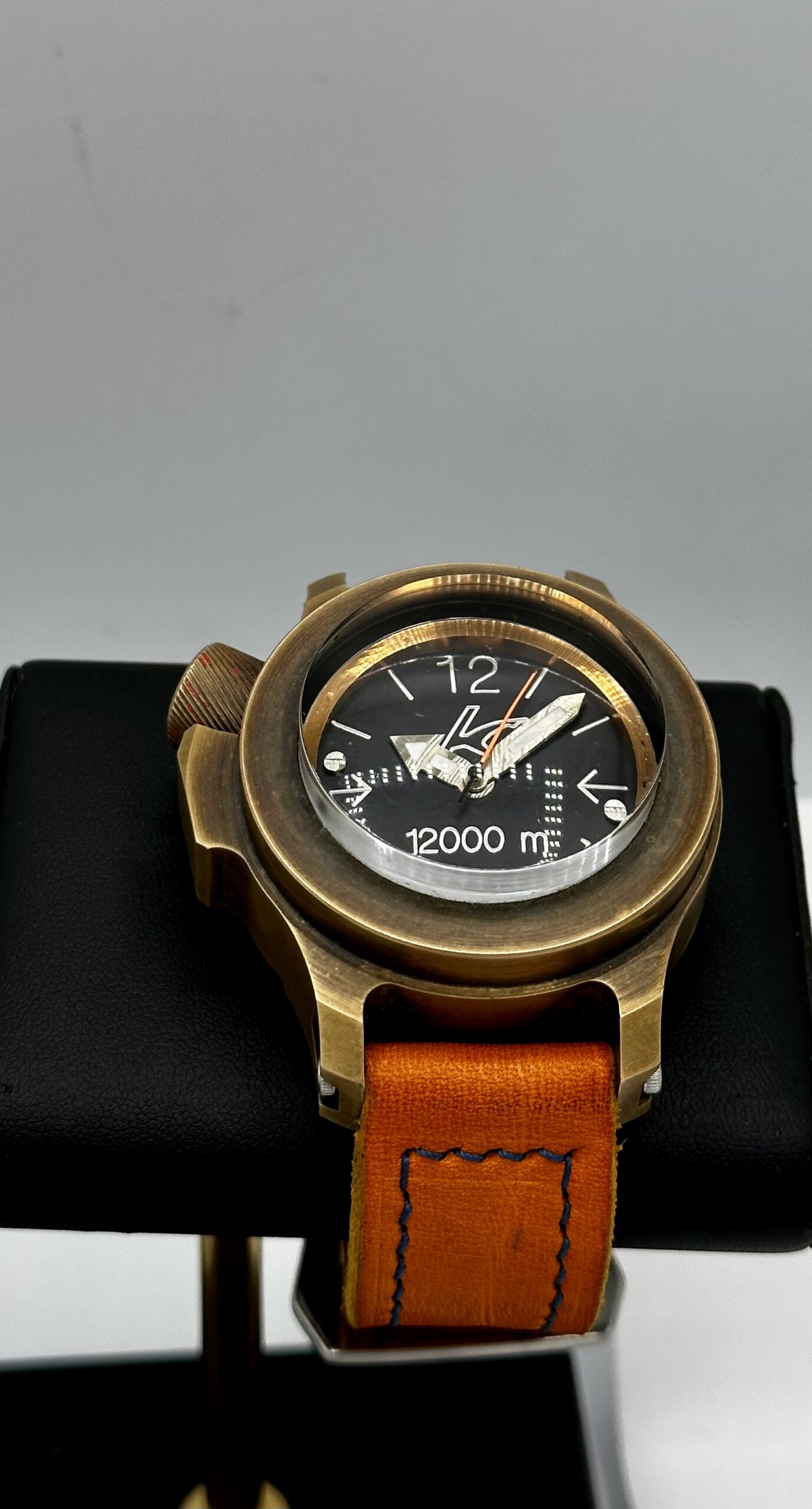 KAVENTSMANN HADAL II 12000M BRONZE SWISS AUTOMATIC BLACK & ORANGE