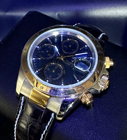 TUDOR Prince Date Chronograph Ref 79263 40mm 18k Yellow Gold Stainless Steel The Sutor House