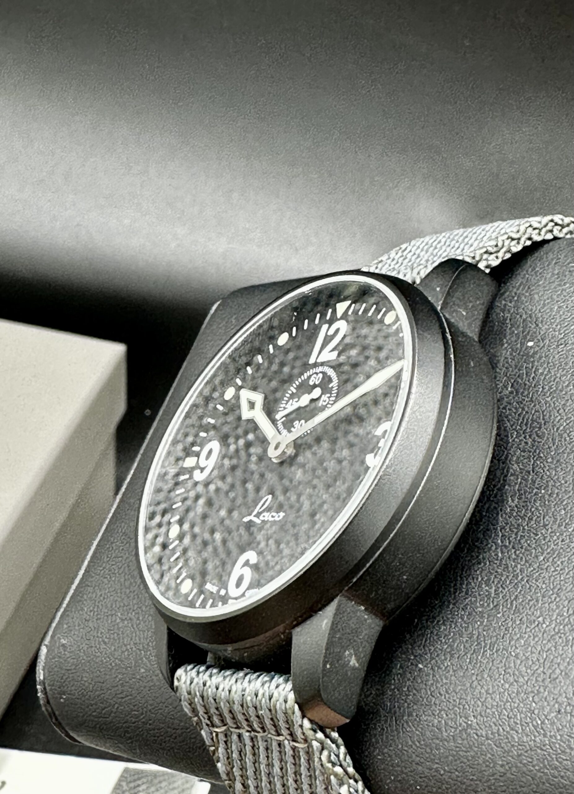 Laco Spirit Of St Louis Laco 18 Automatic 42mm Black Dial Black