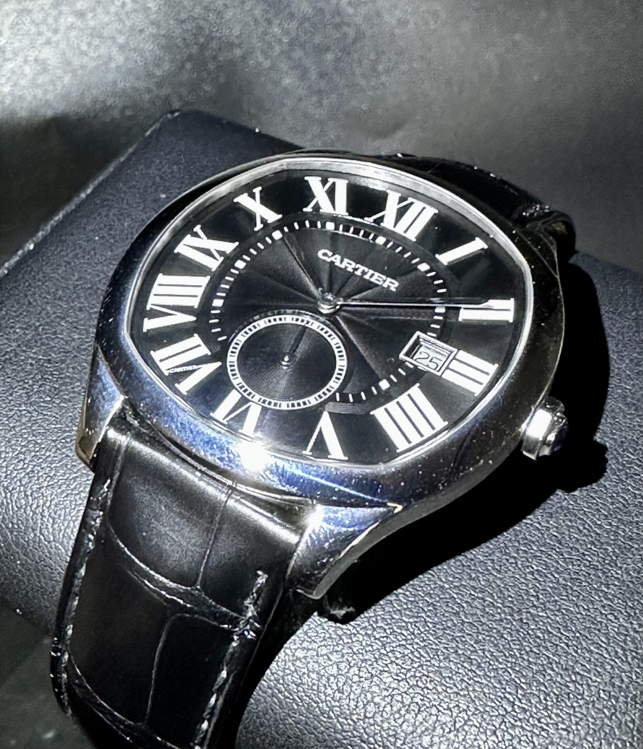 Cartier Drive de Cartier Black Dial Small Seconds Swiss Automatic