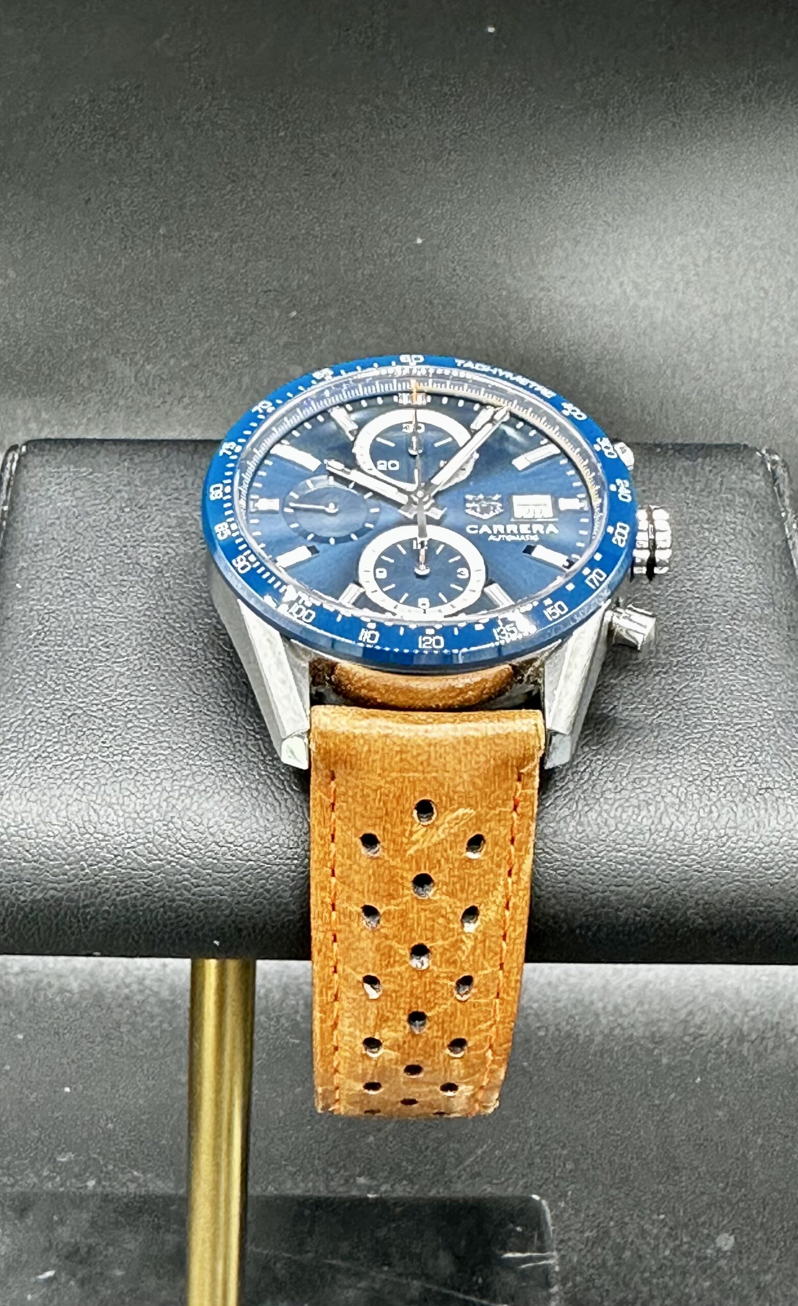 TAG HEUER CARRERA Chronograph CALIBRE 16 Swiss Automatic 41mm Blue 