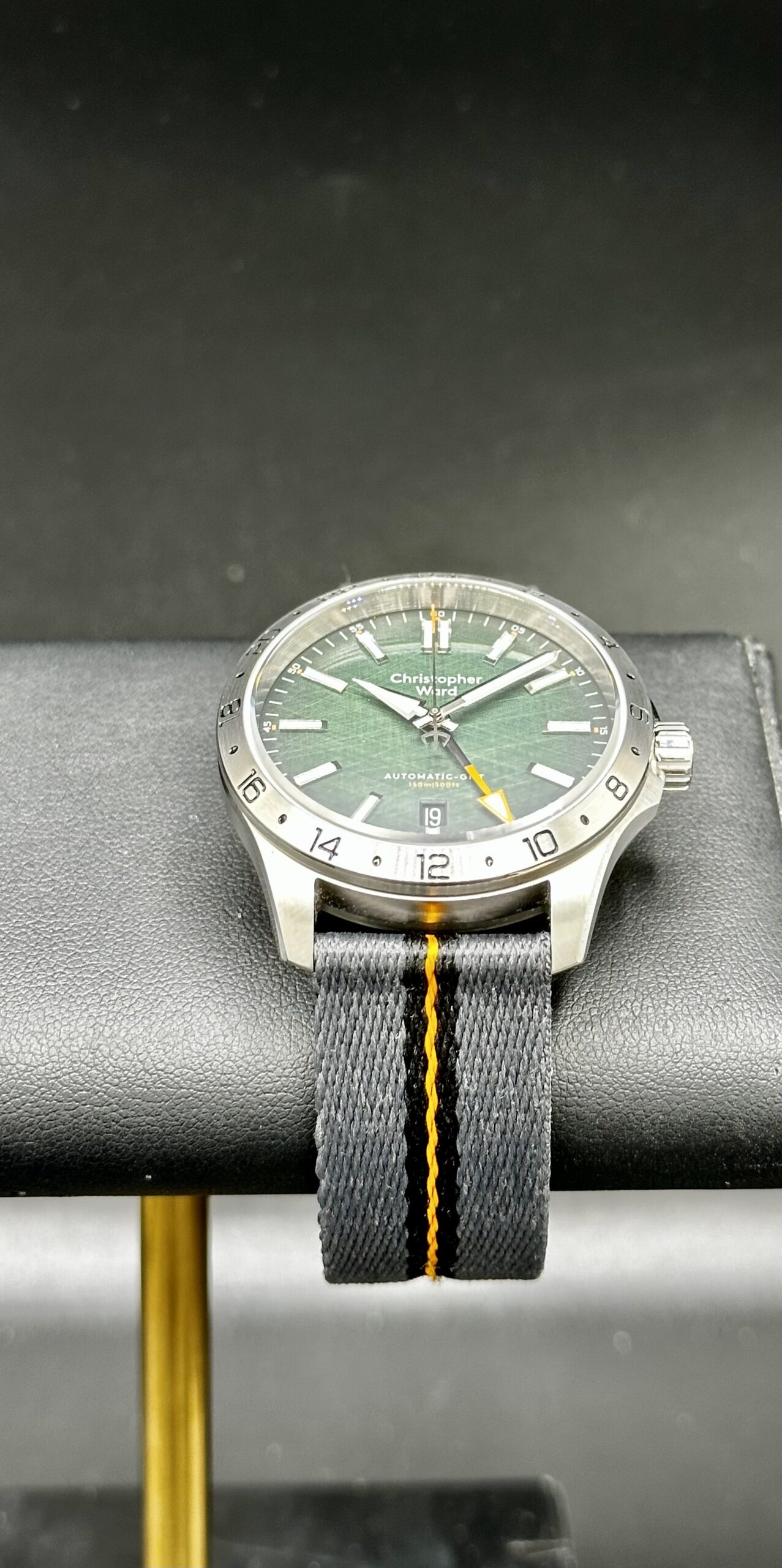CHRISTOPHER WARD C63 Sealander GMT Hunter Green Dial Swiss