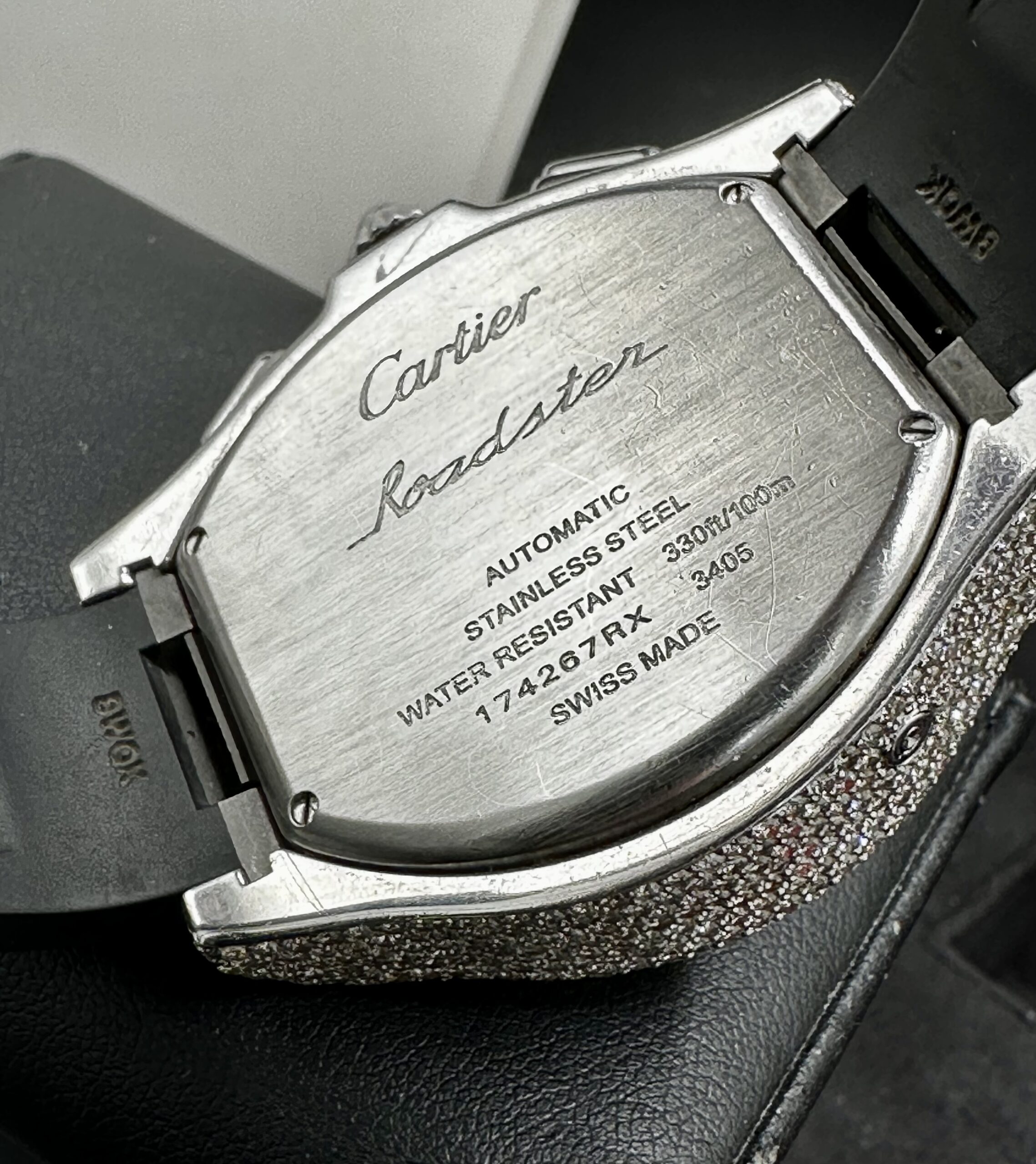 Cartier Roadster XL Chronograph Panda Dial 8 Carats GAI