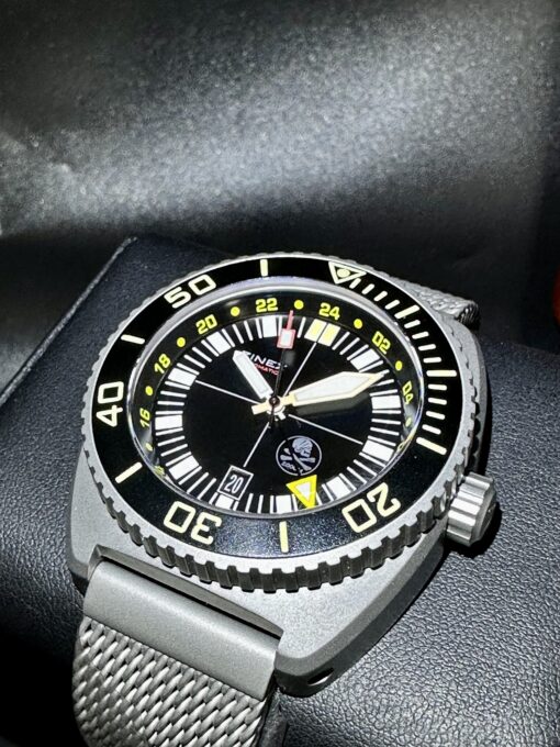 ZINEX TRIMIX GMT HOLY GRAIL #001/300 2000M PIRATE DIAL SWISS