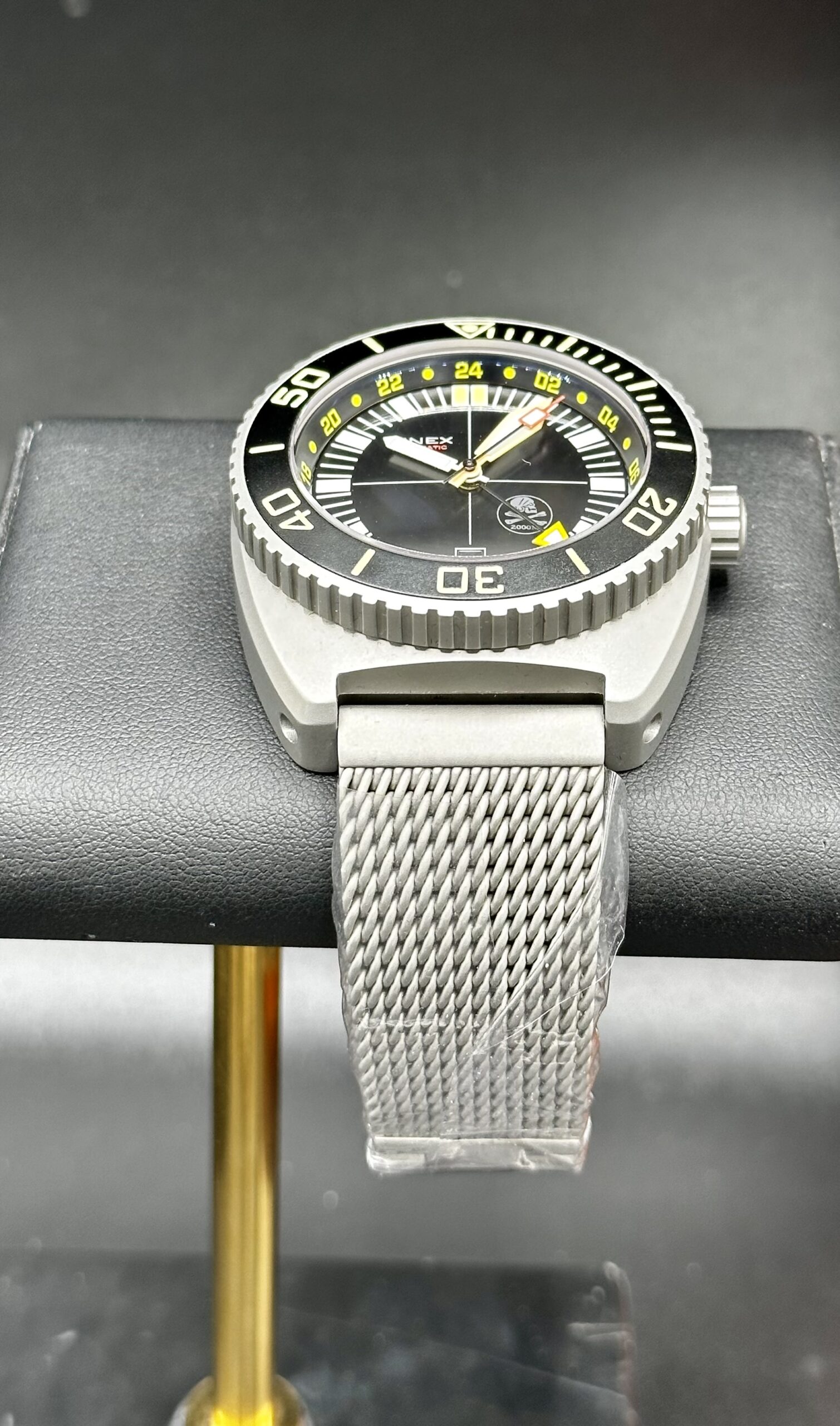 ZINEX TRIMIX GMT HOLY GRAIL #001/300 2000M PIRATE DIAL SWISS