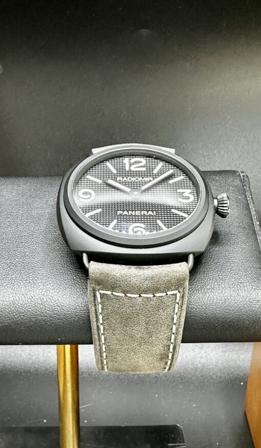 1977 Alfred Dunhill silver 925 sterling Clous de Paris hobnail guilloché. dial swiss mechanical Wristwatch with strap - buckle - box main image 1