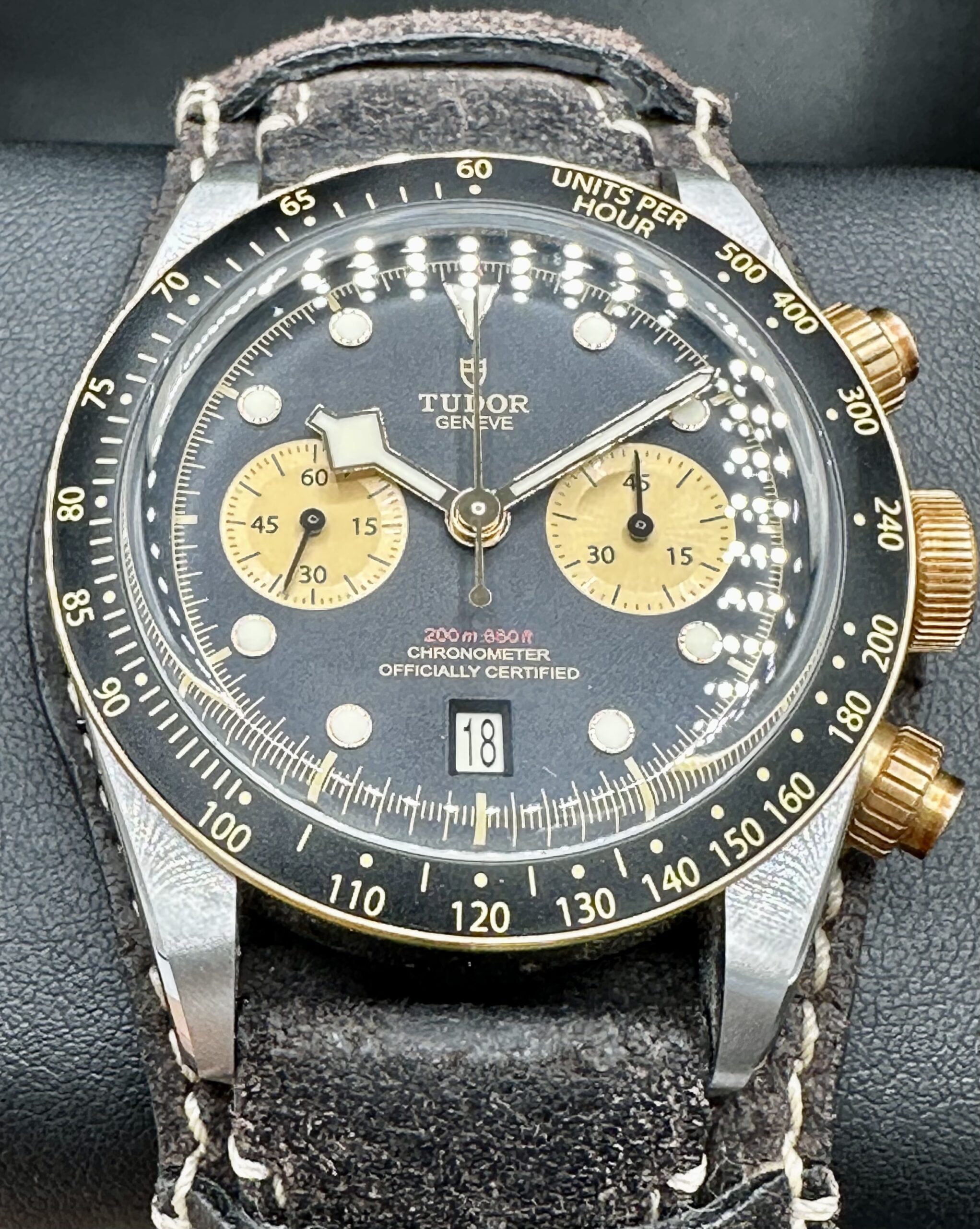 Tudor Chronograph 2019 Tudor Heritage Black Bay Chrono Dark All - Main Image