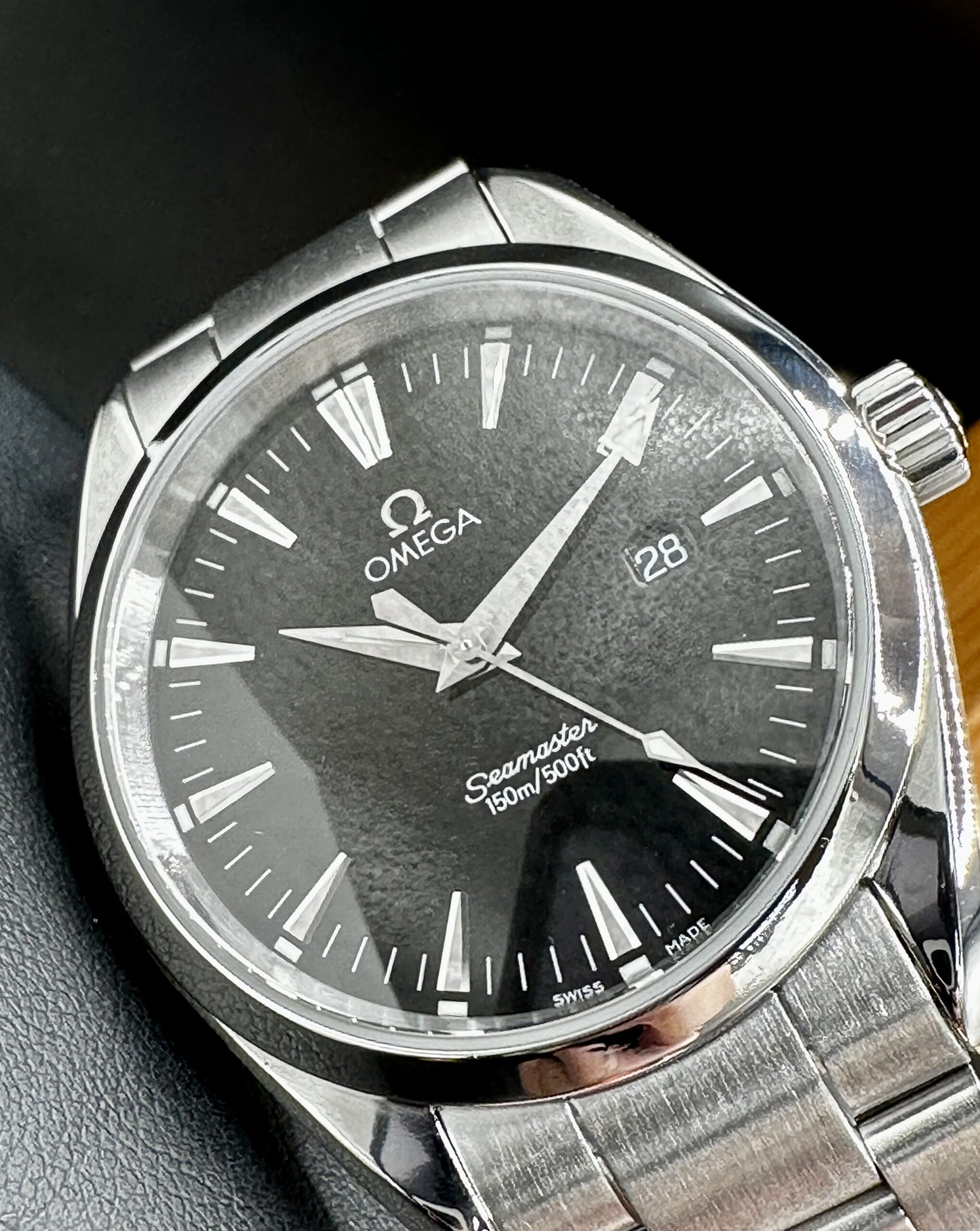 Omega Seamaster Aqua Terra Ref 196.1113 Swiss Quartz 39mm Black