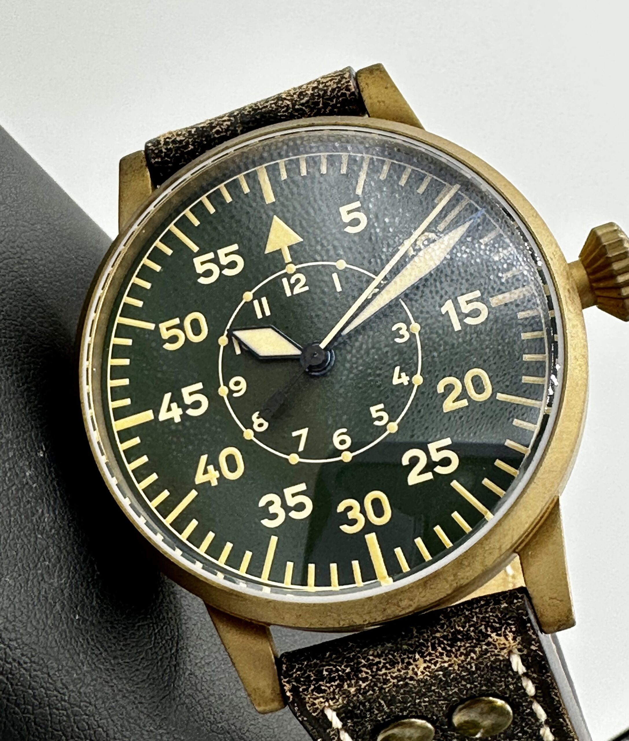 Laco PILOT WATCH ORIGINAL LACO EDITION 97 Bronze 42mm Green Dial