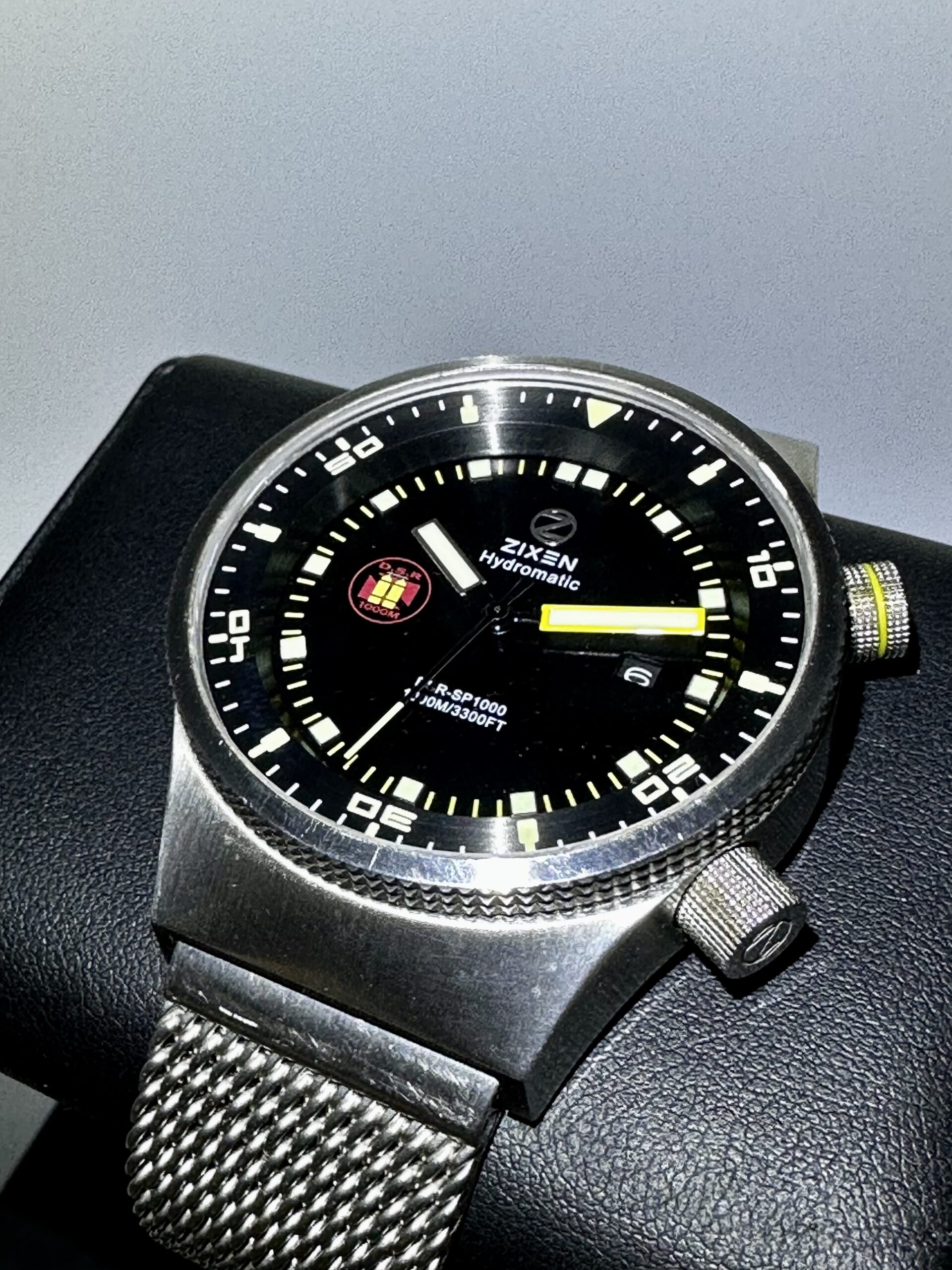 ZIXEN DSR1000 HYDROMATIC DEEP SEA RESEARCH 1000M DIVER BLACK 44MM