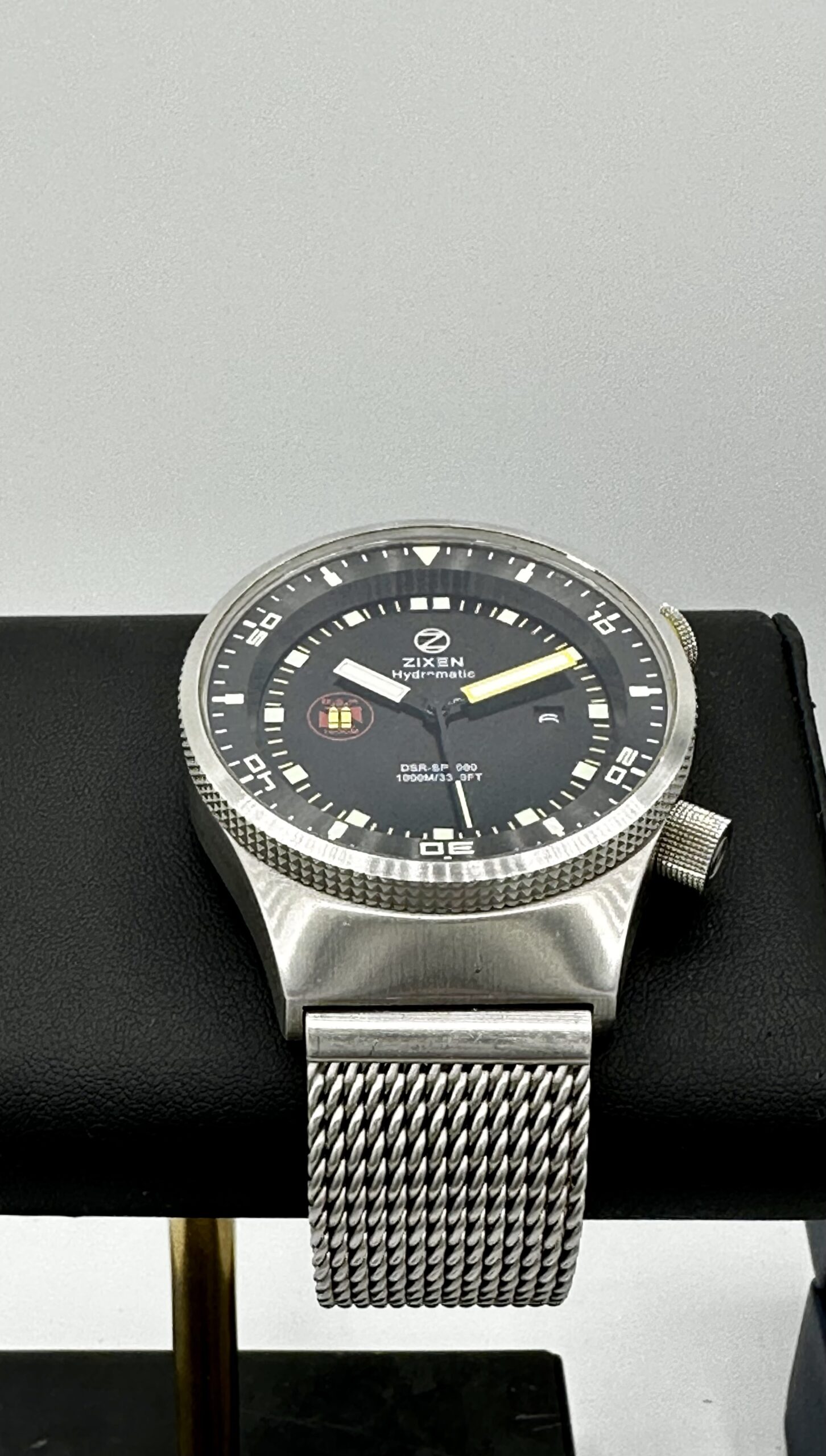ZIXEN DSR1000 HYDROMATIC DEEP SEA RESEARCH 1000M DIVER BLACK 44MM