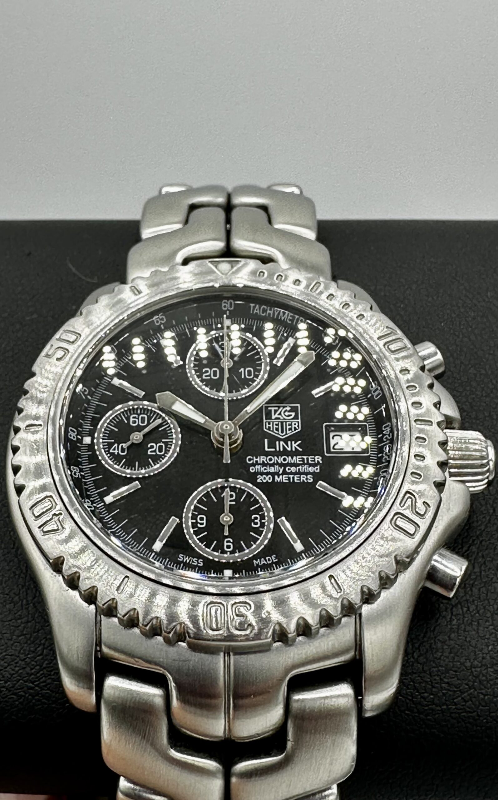 TAG Heuer Link CHRONOGRAPH Swiss ETA Automatic 42mm Black