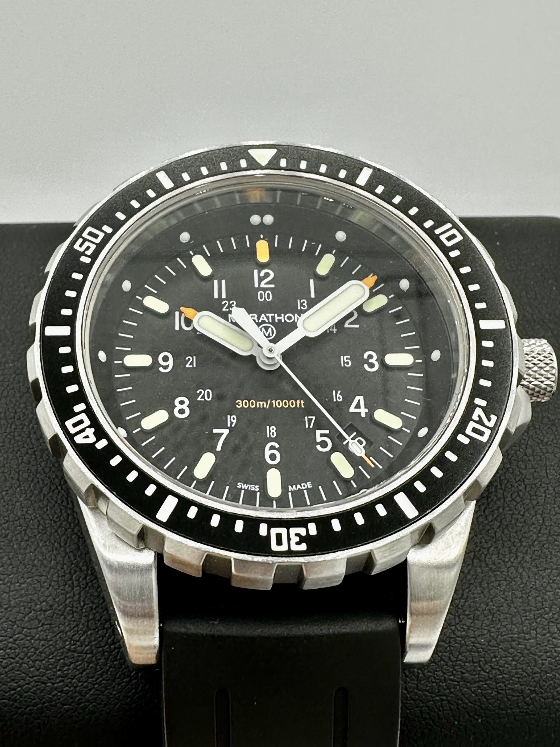 Marathon JSAR 46mm Jumbo Diver Black Dial Swiss Quartz Movement