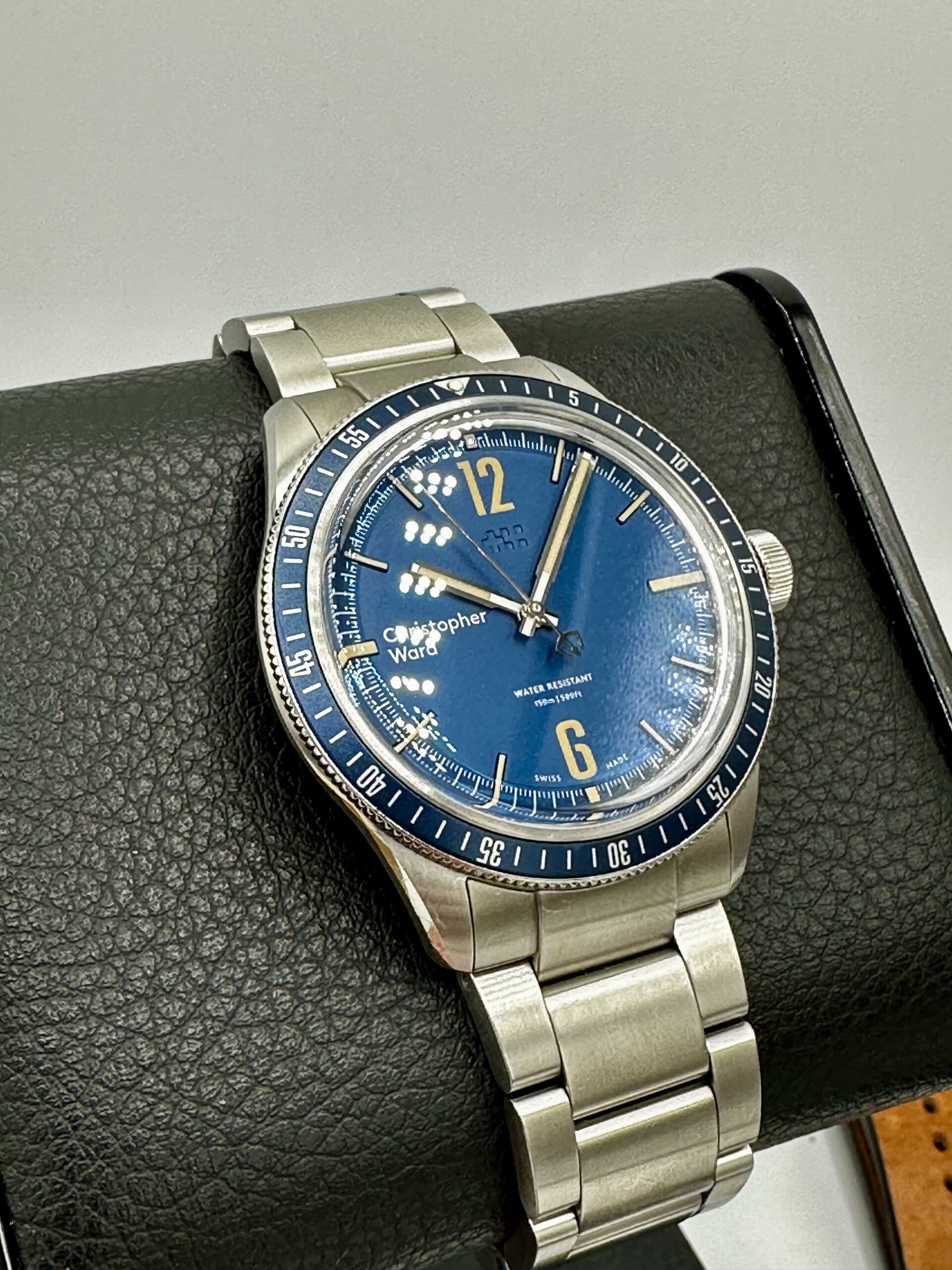 CHRISTOPHER WARD C65 TRIDENT DIVER BLUE SWISS AUTOMATIC 41MM 150M
