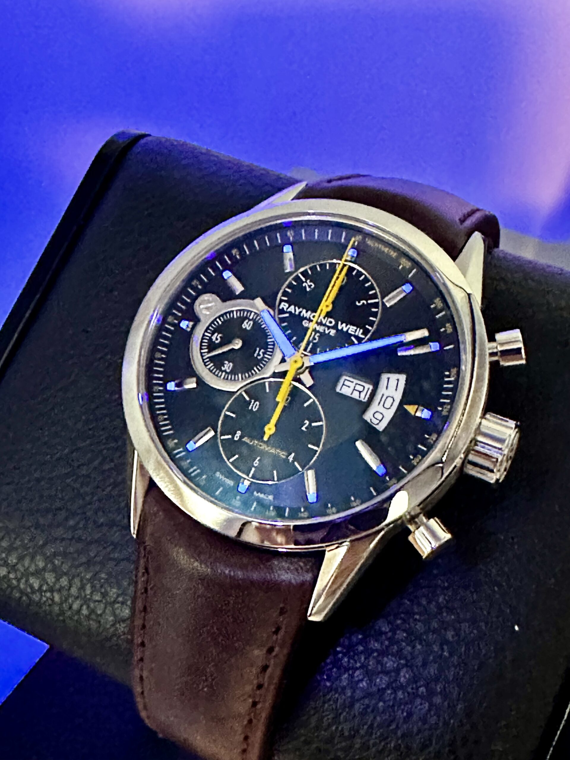 Raymond Weil Freelancer Swiss Automatic Chronograph 42mm Black