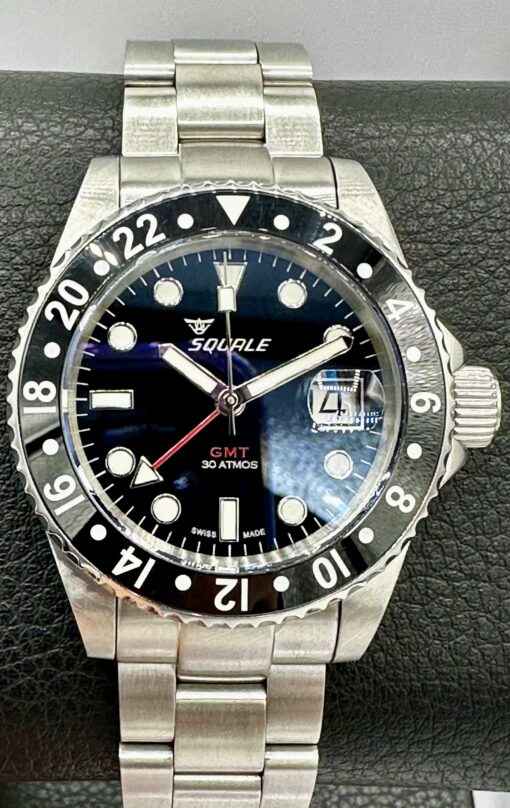 Squale 1545CG-CER GMT Ceramica Swiss ETA 2893 Automatic Movement