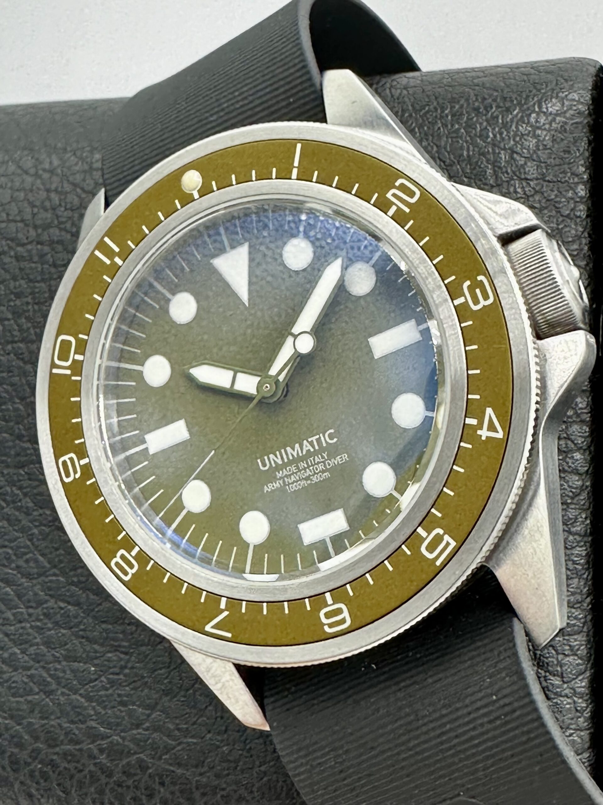 Unimatic U1-DZ Limited Edition Military Army Navigator Diver Olive
