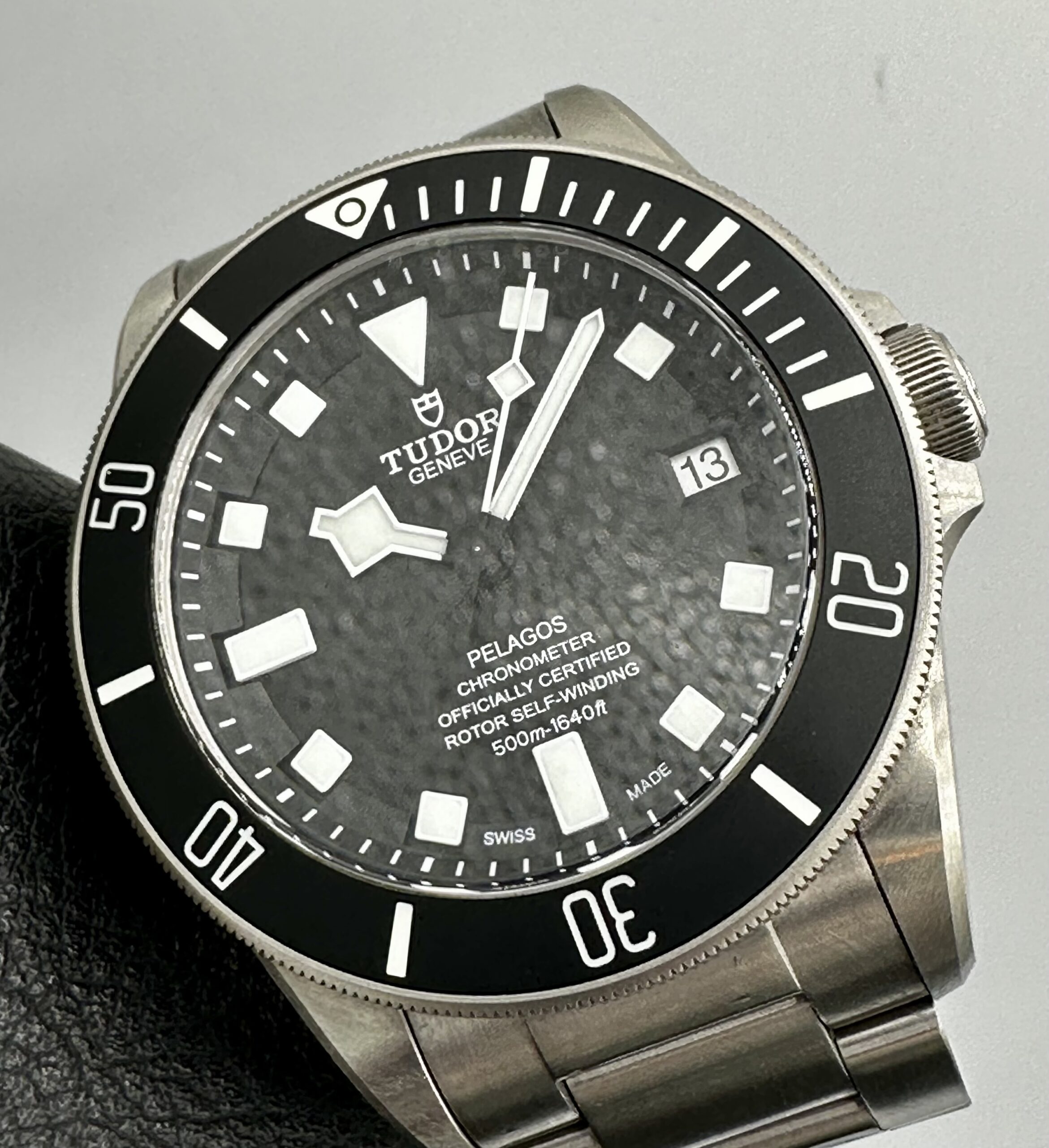 TUDOR PELAGOS 25600TN MATTE BLACK DIAL 500M TITANIUM SWISS AUTOMATIC CHRONOMETER The Sutor House