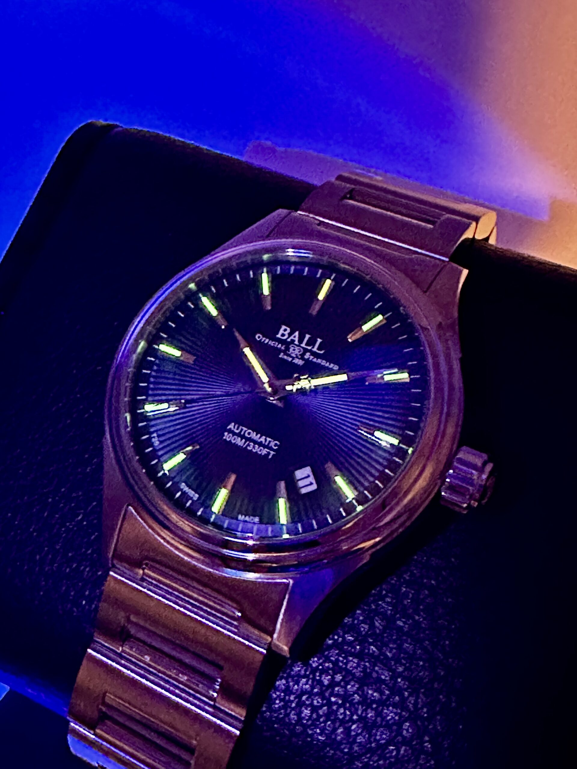 BALL Fireman Victory Blue Sunburst Dial Swiss Automatic 40mm