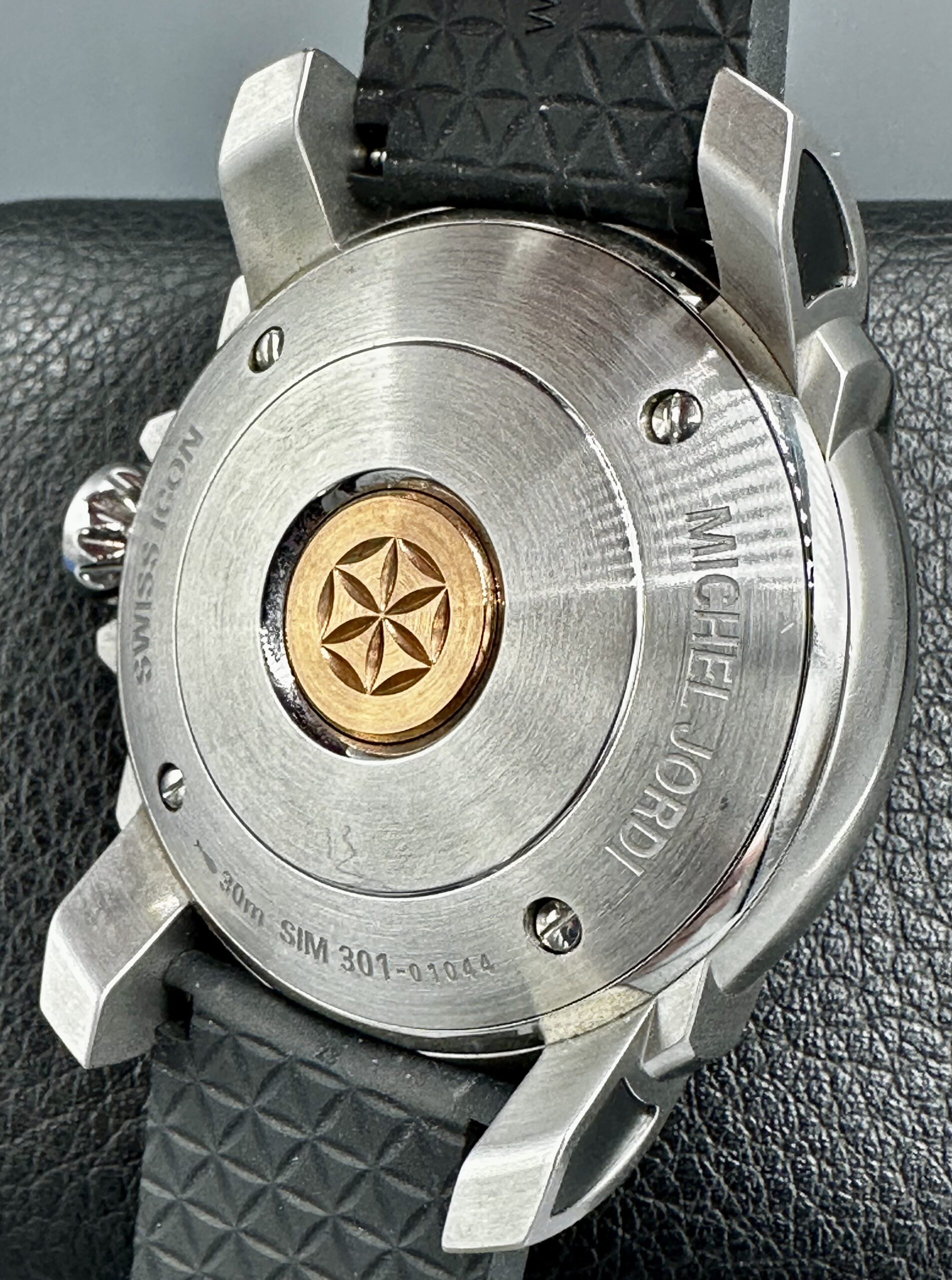 Michel Jordi Mega Icon Swiss Made Quartz Big Date 45mm Silver