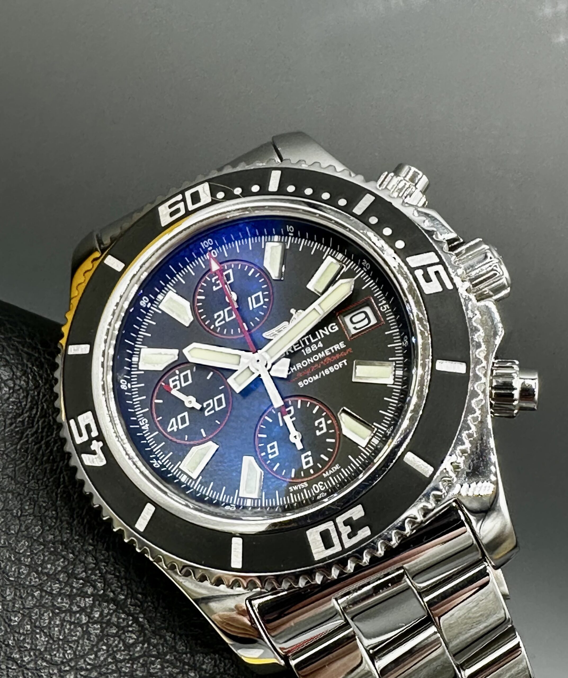 BREITLING SUPEROCEAN II CHRONOGRAPH 44MM DIVER A13341 SWISS