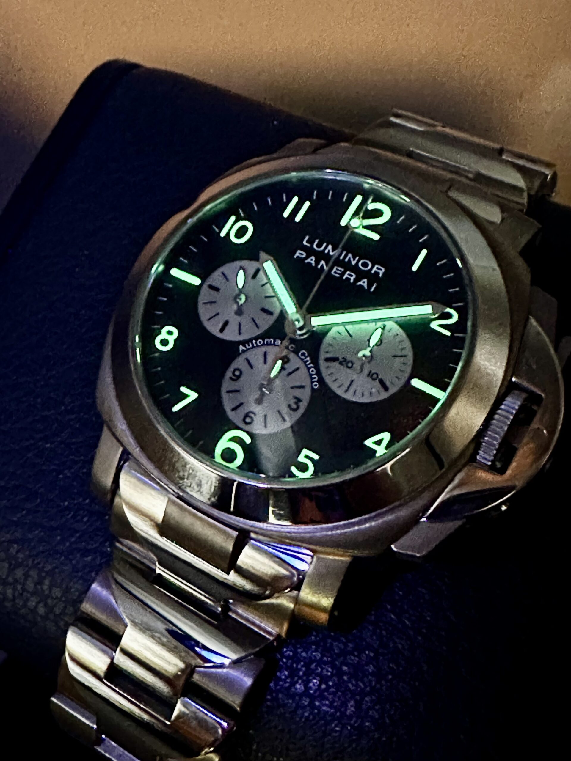 PANERAI LUMINOR CHRONO TITANIUM 40mm Bracelet Special Edition