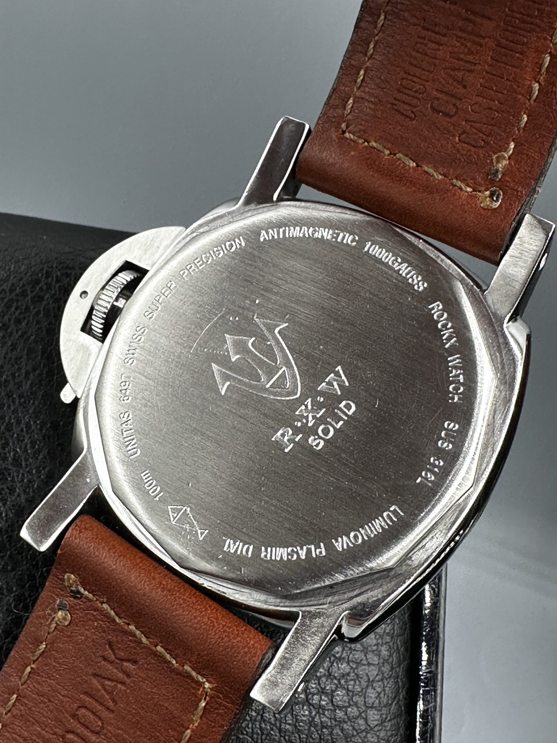 マ*ロ様 MARINA MILITARE 手巻き UNITAS6497 スモール RXW Marina