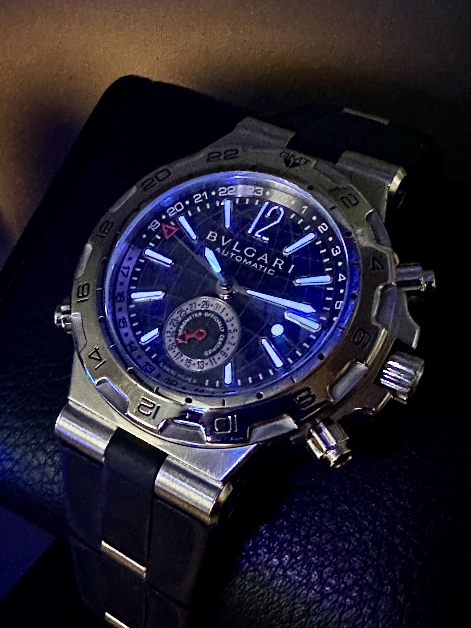 BVLGARI BULGARI DIAGONO PROFESSIONAL GMT 42MM SWISS AUTOMATIC
