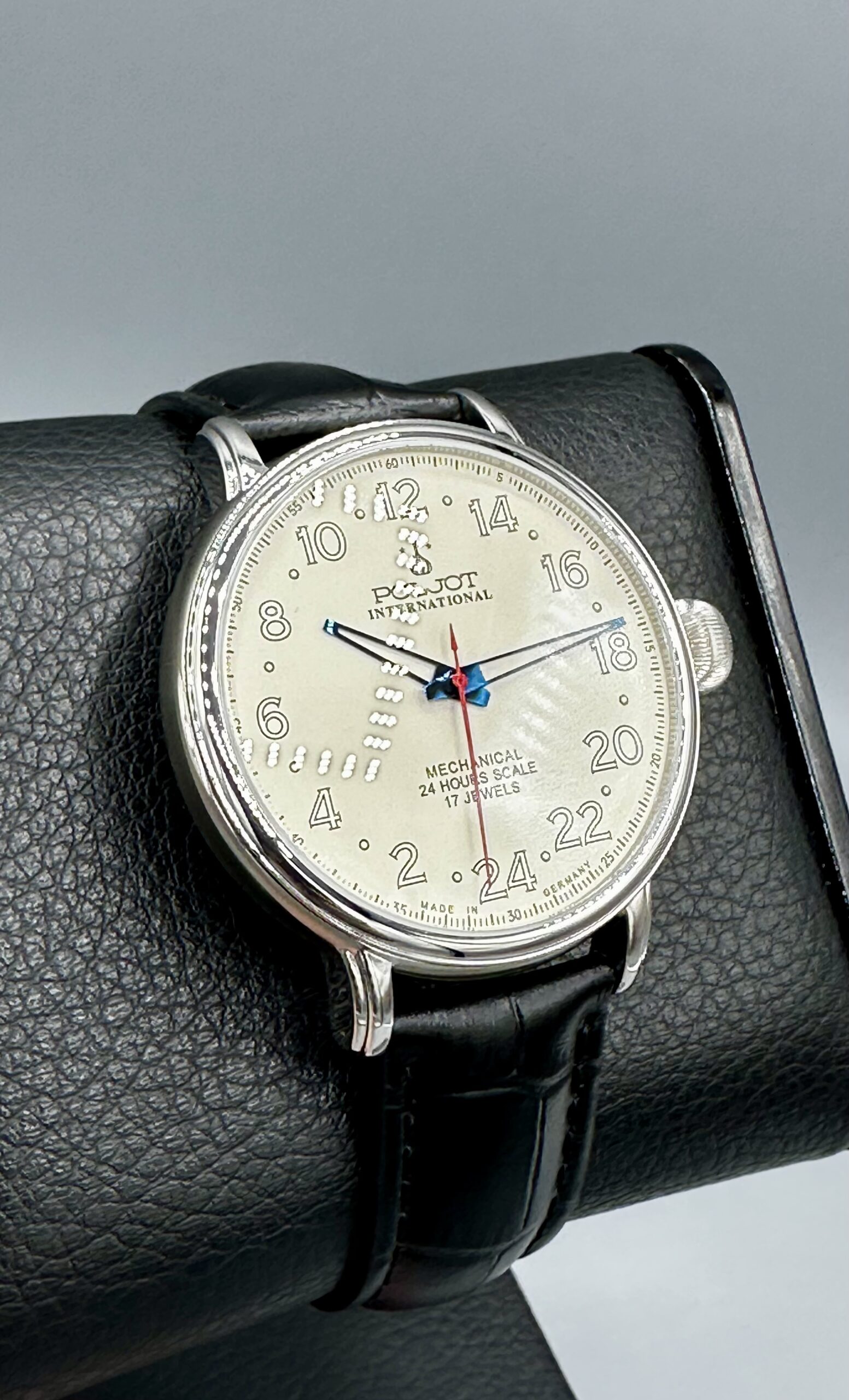 pilot ホソブト Poljot Polar Bear Pilot Watch 24hr Dial Mechanical Wind Cal 2423